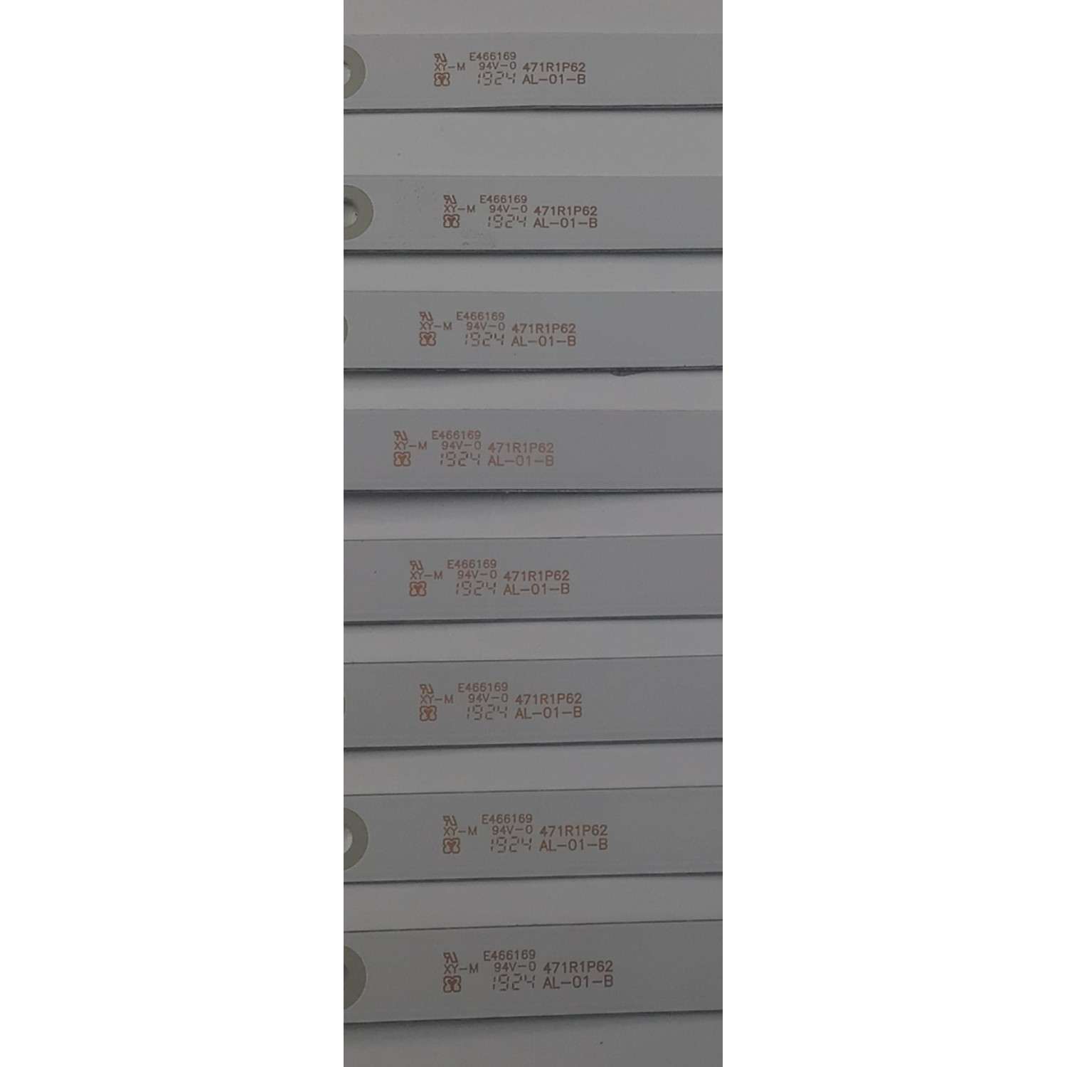KIT DE LEDS PARA TV PHILIPS ORIGINAL 8 PIEZAS / NUMERO DE PARTE 4708-K550WD-A2113N01 / K550WDC1 A2 / K55WDC1 / 471R1P62 / 197022 / X-C74-K5-VF 16 0B / MODELO 55PUF6092 - Imagen 2