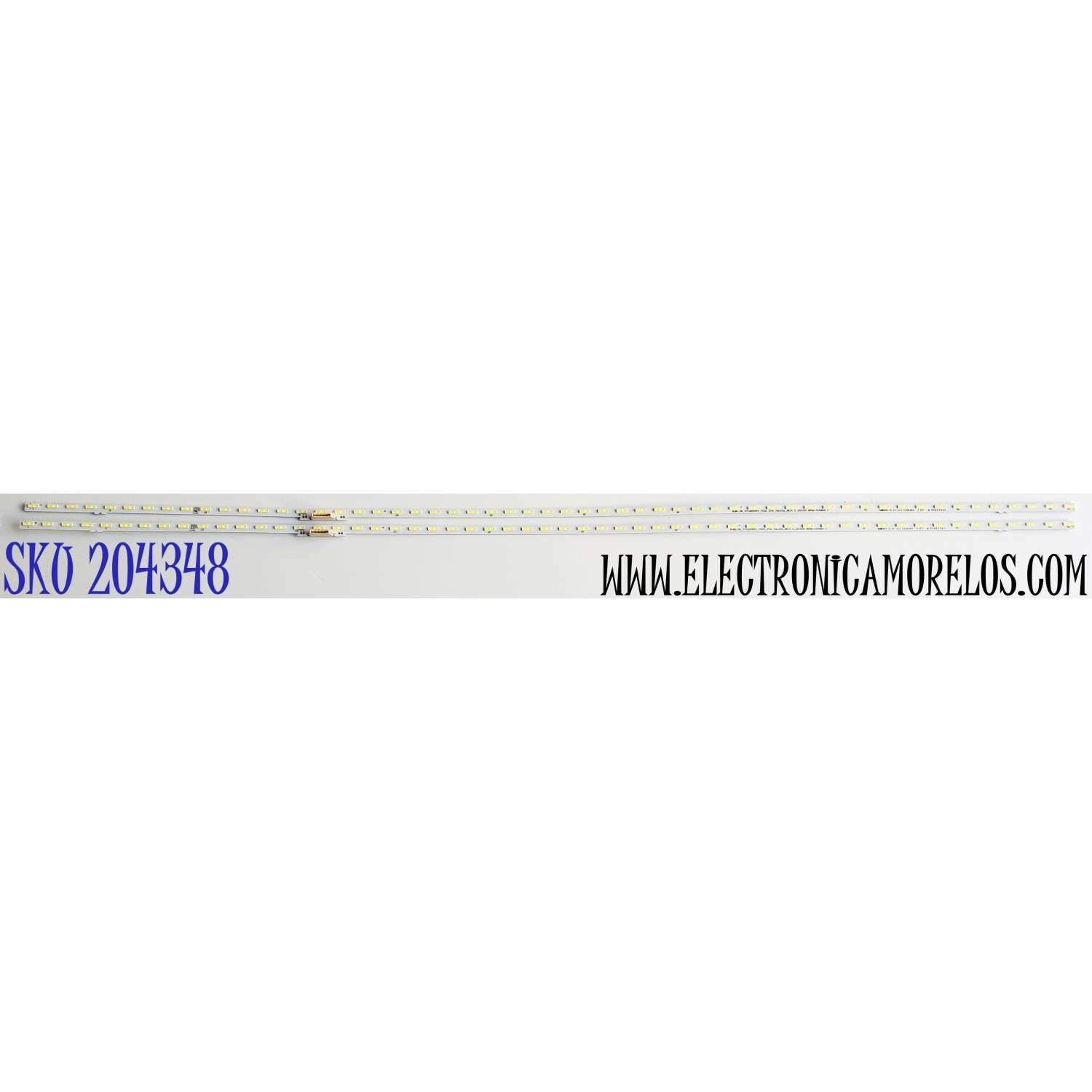 KIT DE LED'S PARA TV SAMSUNG ((2 PIEZAS)) / NUMERO DE PARTE BN96-52596A / STC600A54 / AU8K/9K_STC600A54_7020_2IN1_56LEDS_REV1.0_201020 / PC66256A / PANEL CY-SA060HGSV1H / MODELOS UN60AU8000 / UE60AU8000