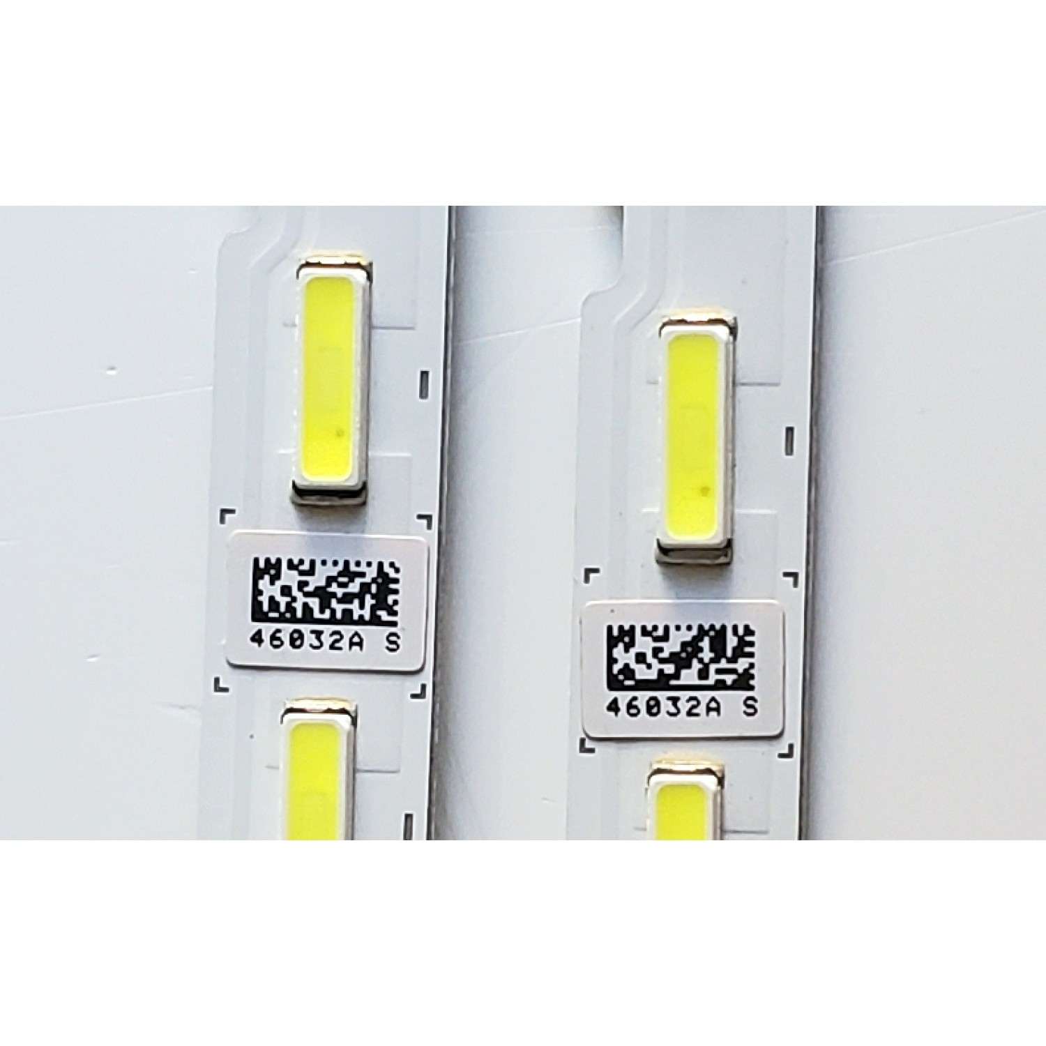 KIT DE LED'S PARA TV SAMSUNG ((2 PIEZAS)) NUMERO DE PARTE BN96-46032A / LM41-00610A / BN9646032A / L1_NU7.4/7.5_F5_CEM_S54(1)_R1.3_S1C_100_LM41-00610A / PANEL CY-NN065H / MODELOS UN65NU / UE65NU / UE65RU / UA65RU / UN65RU / MAS MODELOS EN DESCRIPCIÓN - Imagen 4