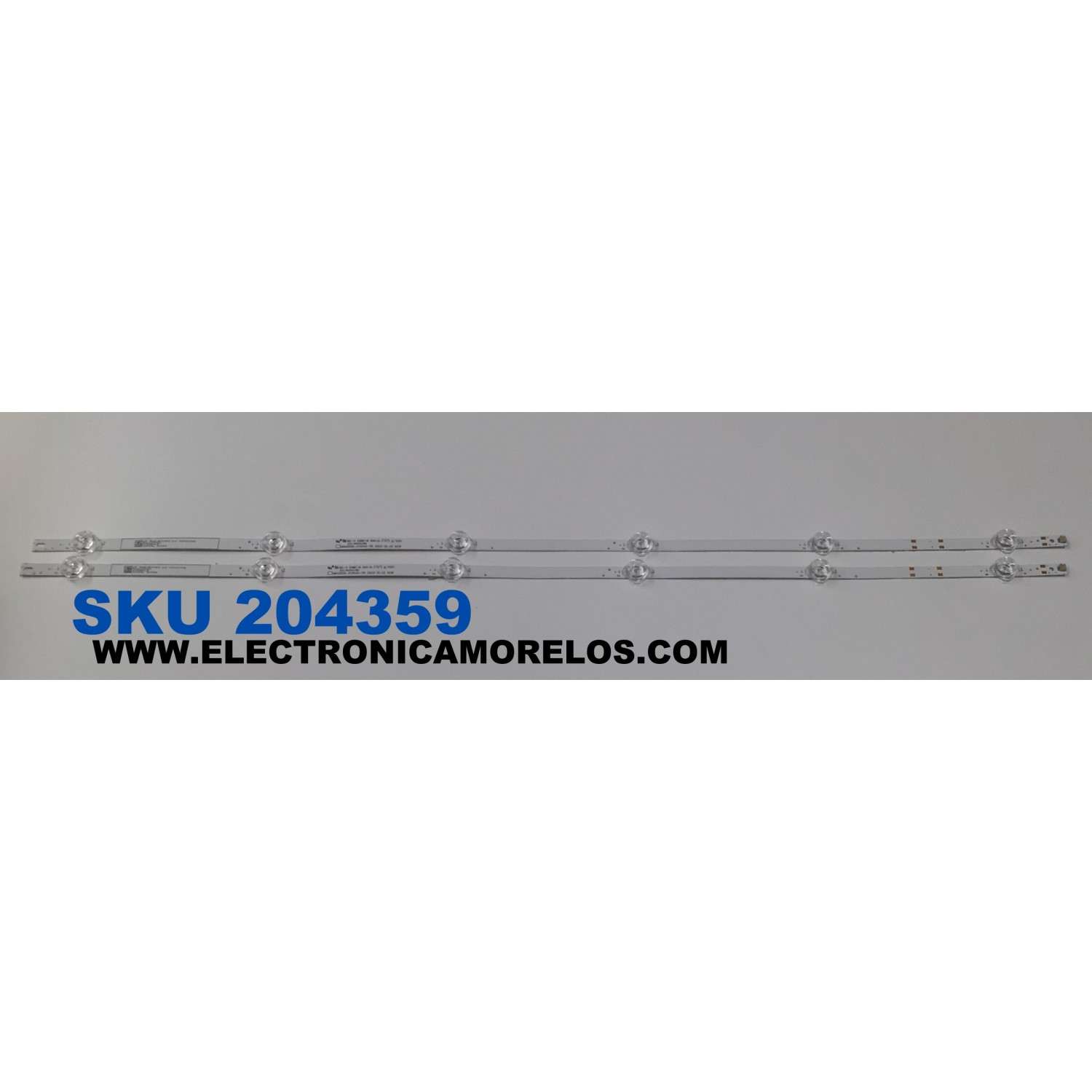 KIT DE LEDS PARA TV VIZIO ORIGINAL 2 PIEZAS / NUMERO DE PARTE 303IN400038D / INN40D06-ZC46AG-11D / B341C0000 / 47HAB0LB / 00FZAL  / PANEL V400HJ9-D03 / MODELO D40F-J09