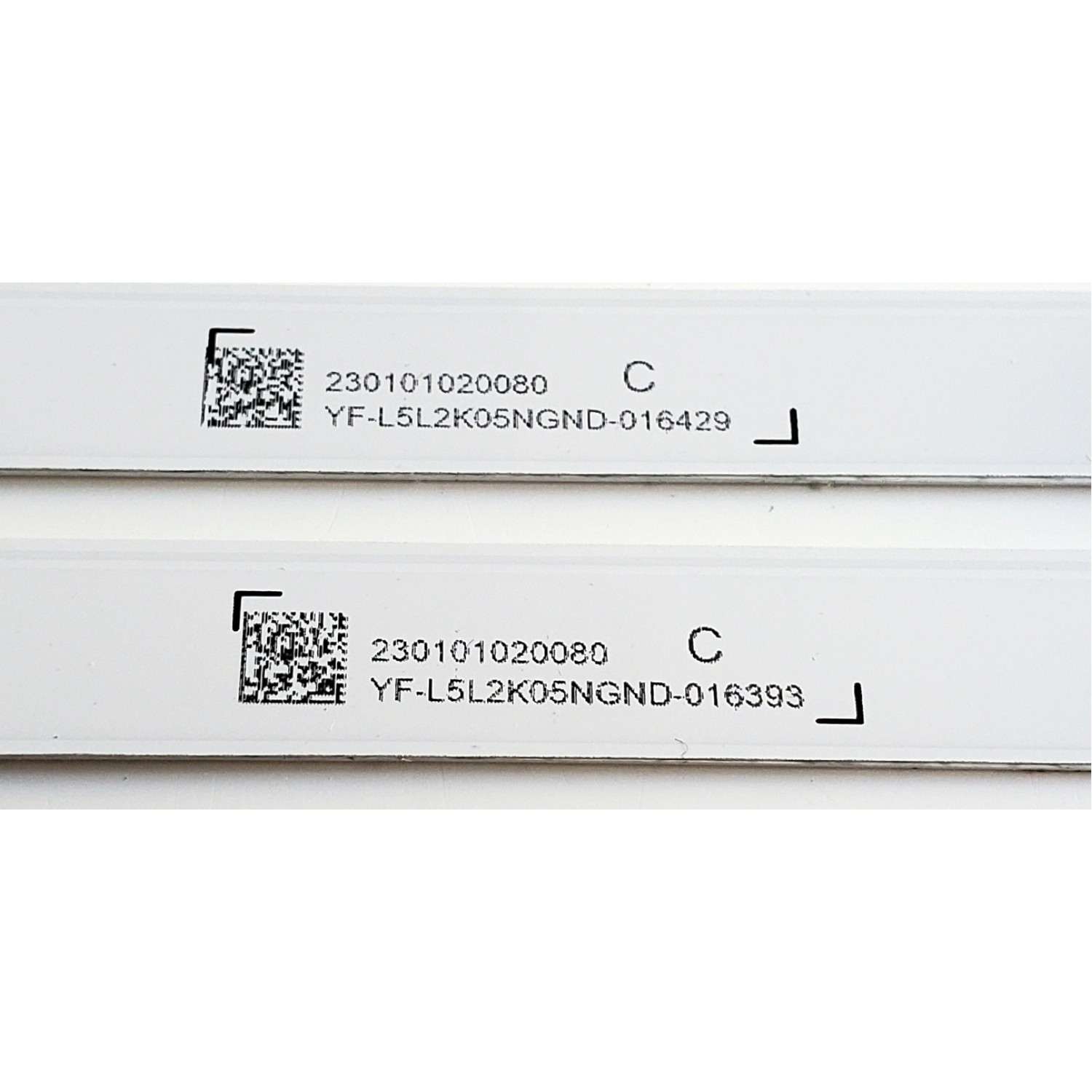 KIT DE LED'S PARA TV JVC ((2 PIEZAS)) / NUMERO DE PARTE 261501015700 / 230101020080 / 06-2-32F1D-2X6-EMC-598X12 / E503117 / 06-2-32F1D-2X6-EMC-598X12-2W-0D35-V1.3-220211 / PANEL HK315LEDM-JH4ZH / DISPLAY PT320AT02-2 VER.2.0 / MODELOS SI32R / WR32HX2210 - Imagen 3