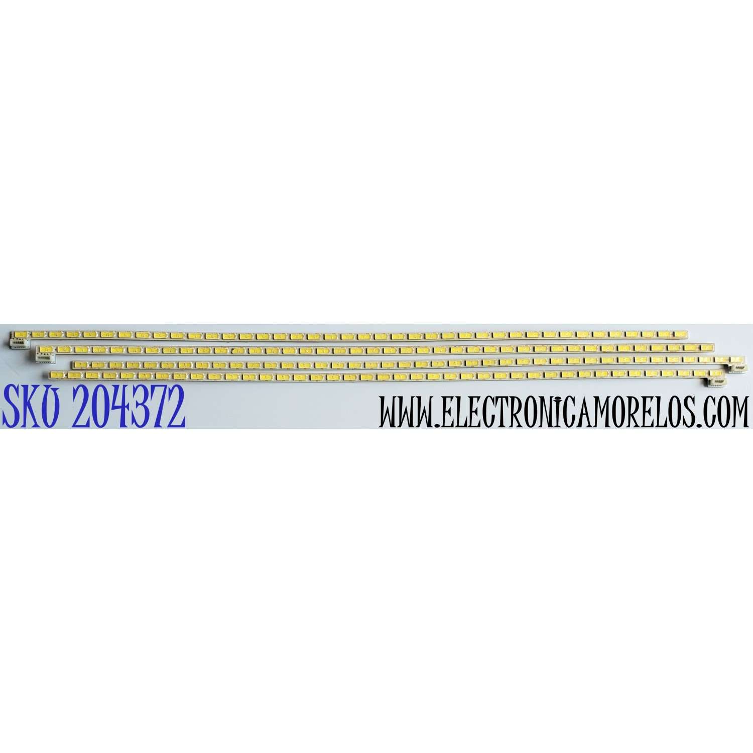 KIT DE LED'S PARA TV VIZIO ((4 PIEZAS)) / NUMERO DE PARTE 650TA05 V0 / 650TA05 V1 / PANEL T650HVJ02.1 / MODELO M651D-A2 / M651D-A2R LWJAOFDP