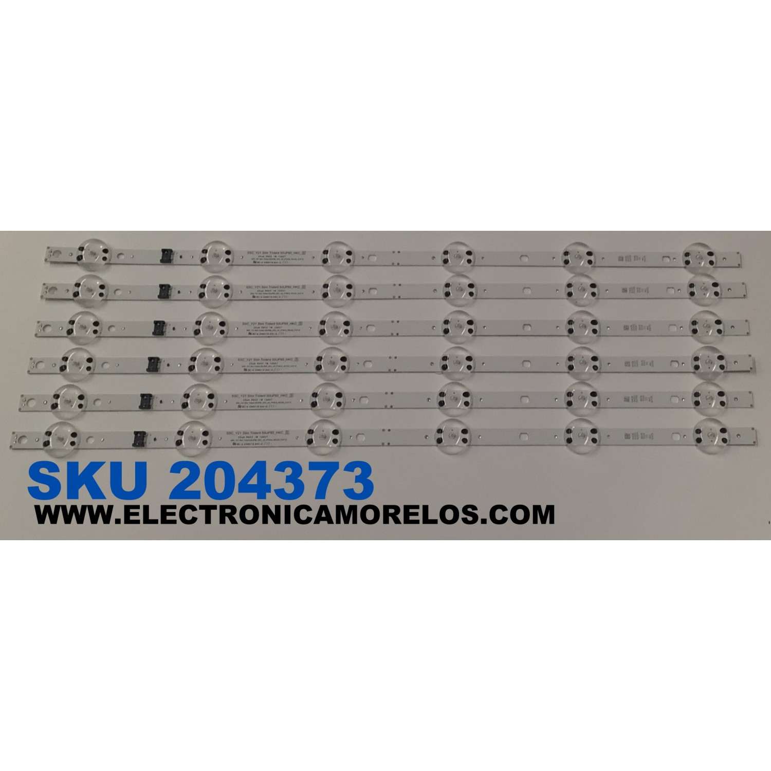 KIT DE LEDS PARA TV LG ORIGINAL 6 PIEZAS / NUMERO DE PARTE EAV65029201 / SSC_Y21 SLIM TRIDENT 50UP80_HKC_S / SSC_Y21 SLIM TRIDENT 50UP80_HKC_H5_PTN0.6_REV00_210715 / 25UM R603 1W 10657 / PANEL NC500TQG-VHKH9 / DISPLAY PT500GT04-2 VER.1.0 / 50UQ7070ZUE