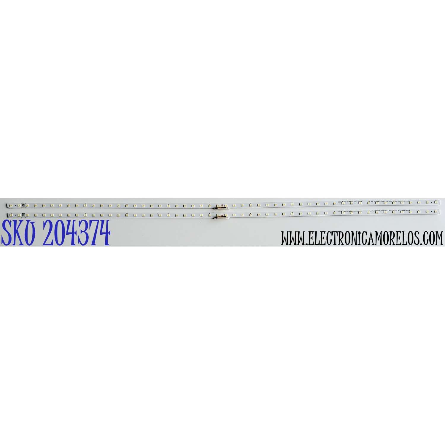 KIT DE LED'S PARA TV SAMSUNG ((2 PIEZAS)) / NUMERO DE PARTE BN96-48109A / 19Y_Q60_STC550AZ8_3030F_Blue_52ea_Rev2.0_181112 BN96-48109A / STC550AZ8 / PC65495A / E320262 / PANEL CY-RR055FGLV1H / MODELO QN55Q60 / QN55Q60RAFXZA FA01