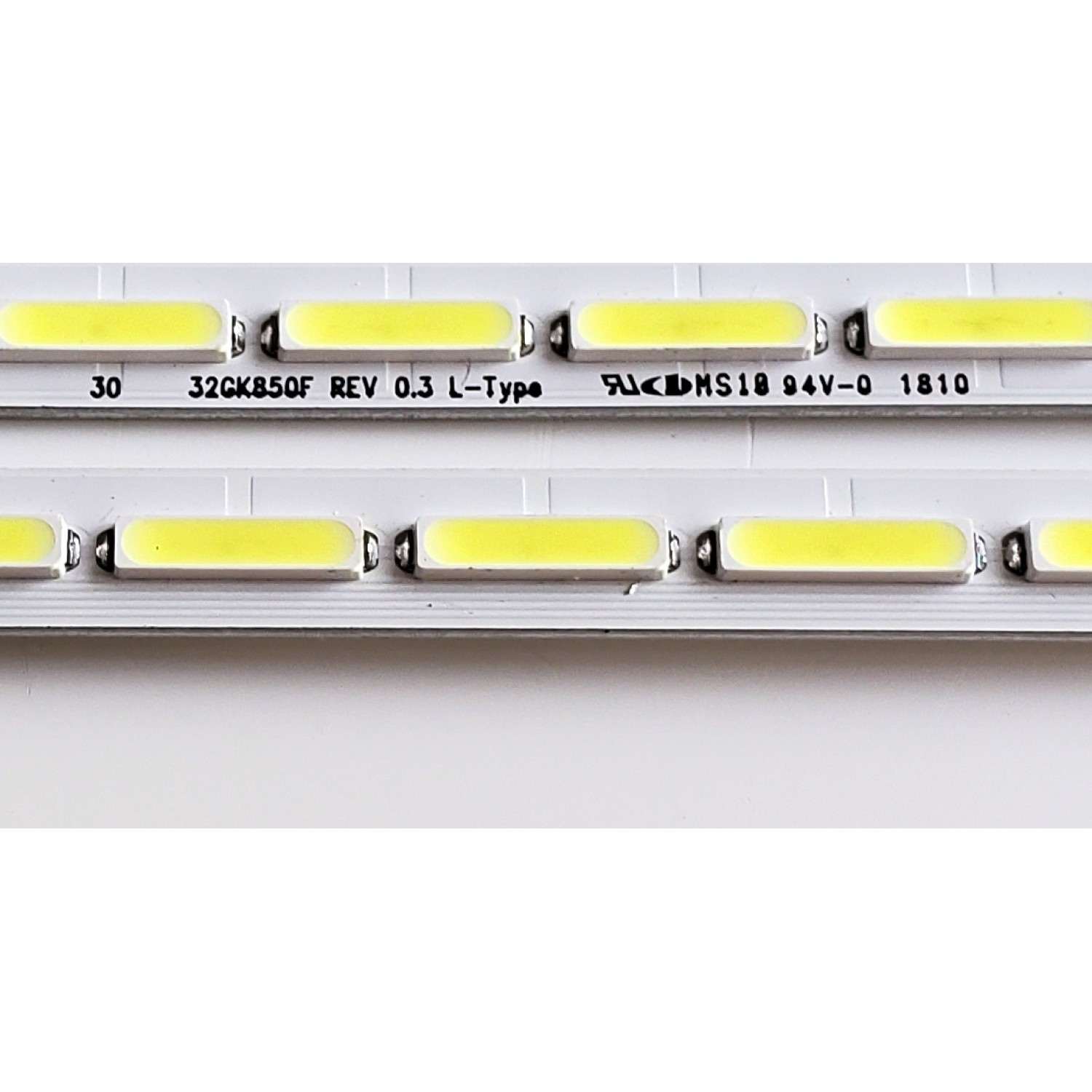 KIT DE LED'S PARA TV LG ((2 PIEZAS)) / NUMERO DE PARTE 32GK850F REV 0.3 R-T / 32GK850F REV 0.3 L-T / 32GK850F / URKL4AAVR9 / PANEL LGM315UK6 / MODELO 32GK850F / 32GK850F-B - Imagen 4