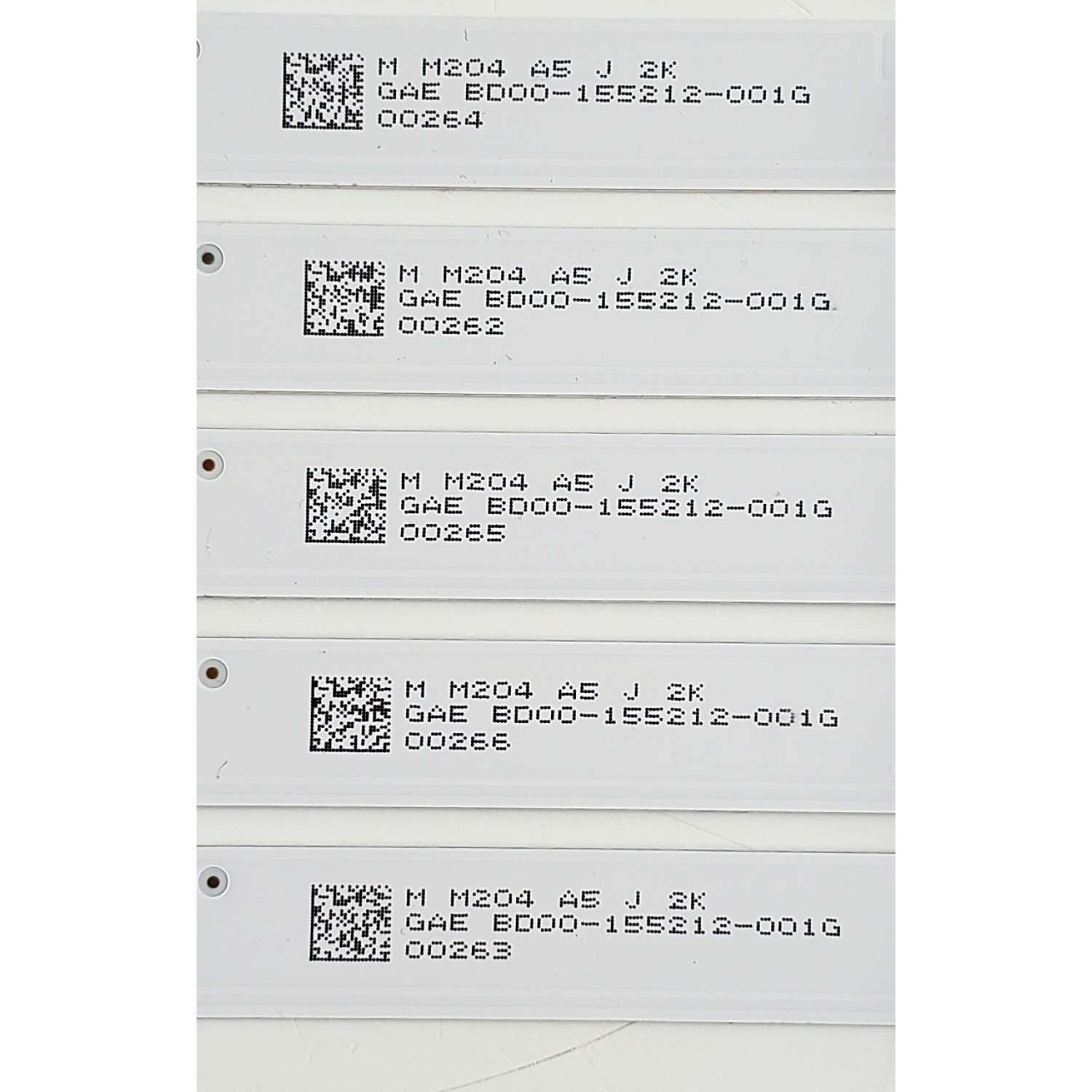 KIT DE LED'S PARA TV JVC ((5 PIEZAS)) / NUMERO DE PARTE MS-L3616 V3 / MS-L3616 / E479275 94V-0 / GAE BD00-155212-001G / M M204 A5 J 2K / DISPLAY HV550QUB-F1D / MODELO SI55URF - Imagen 3