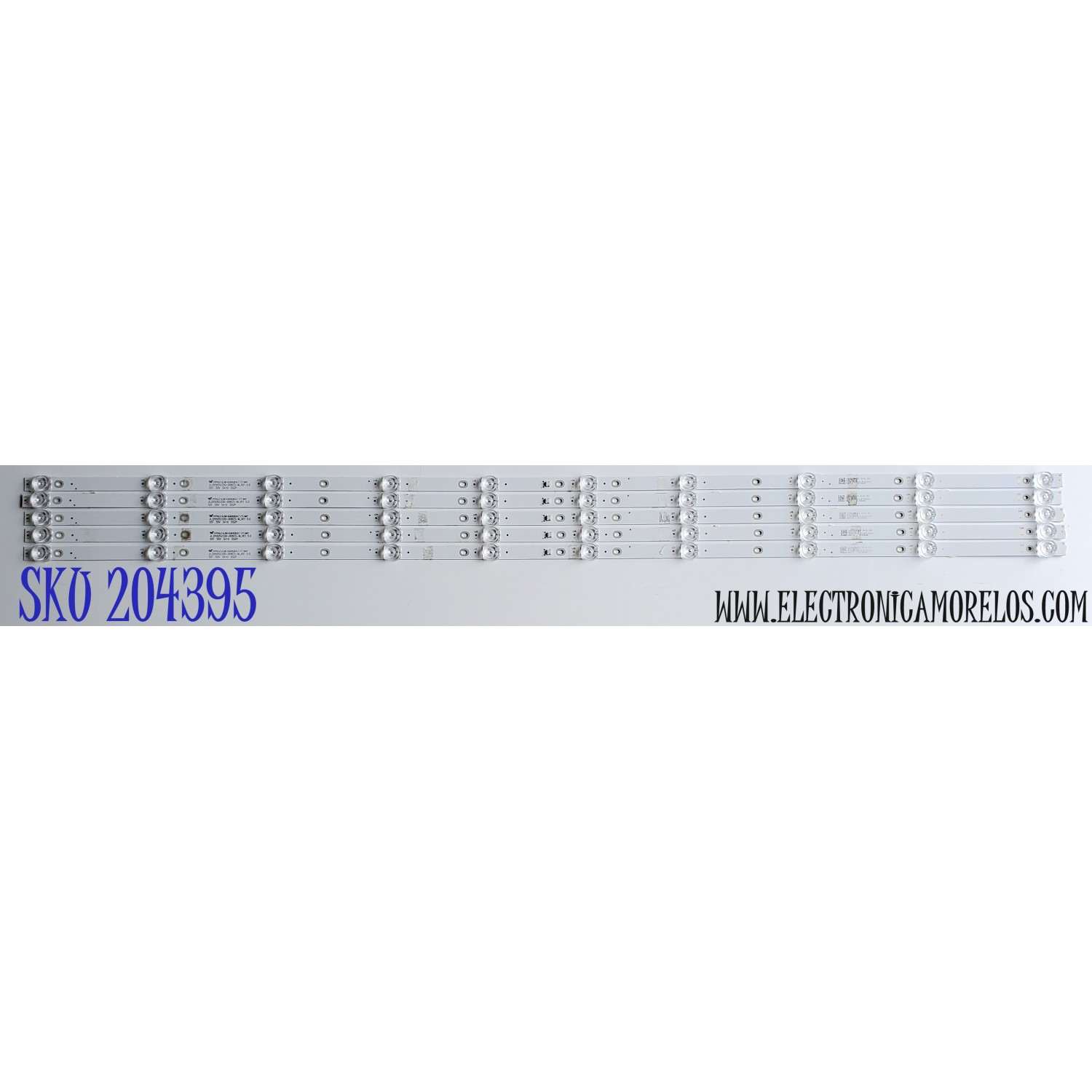 KIT DE LED'S PARA TV JVC ((5 PIEZAS)) / NUMERO DE PARTE JL.D55052330-006CS-M_V01 5.0 / 55T 55V 5*10 5S2P / JF-AL 94V-0 E493538 GD / 308055503JF00001 / 185LME53. 0-3.3V / D210816 / PANEL CX550DLEDM / DISPLAY ST5461D11-3 VER.2.1 / MODELO LT-55EC3512