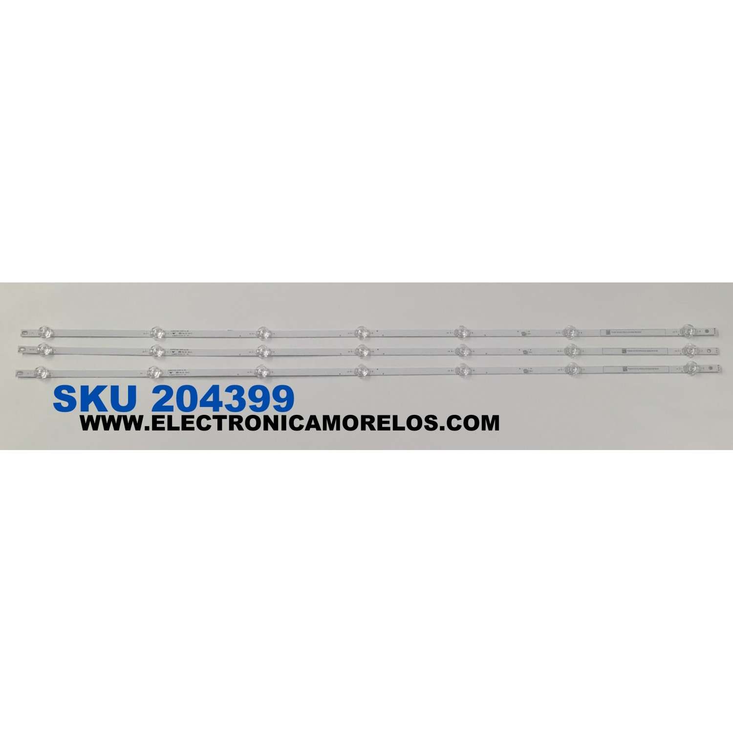 KIT DE LEDS ORIGINAL PARA TV VIZIO 3 PIEZAS / NUMERO DE PARTE JL.D50071330-202FS-M_V02 / F8QNC000051PAUXLB00GGCN6 / 231221 01 29 / PANEL V500DJ7-E03 / V500DJ7-203 / MODELO V4K50M-0809 / V506-J09 / V4K50S-0809 / V4K50C-0809