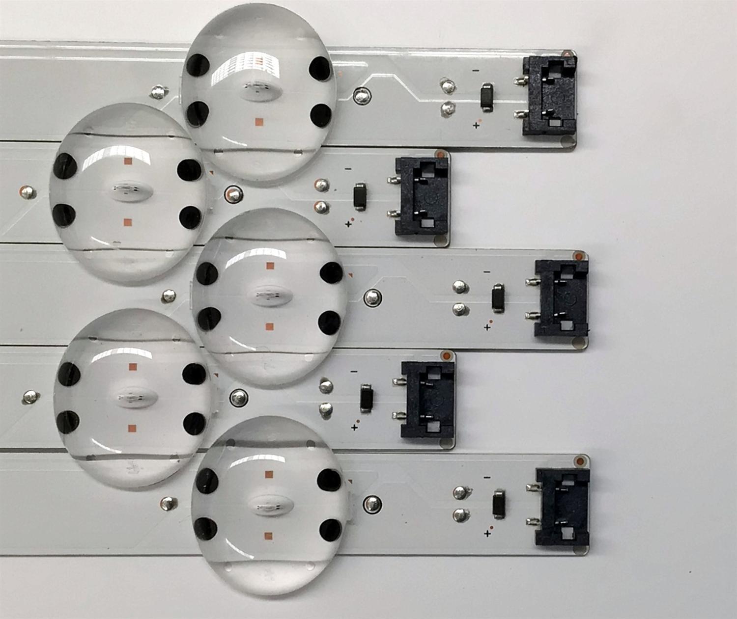 KIT DE LED'S PARA TV LG ((5 PIEZAS)) / NUMERO DE PARTE EAV64993201 / SSC_Y19.5_Trident_75UM75_BOE_S / SSC_Y19.5_Trident_75UM75_BOE_REV00_200520 / SSC_Y19.5_TRIDENT_75UM77 / MODELOS 75UN7370 / 75UN8570 / 75UN7070 / 75UN6970PUD / 75UN6950ZUD / 75UP7070PUD - Imagen 4