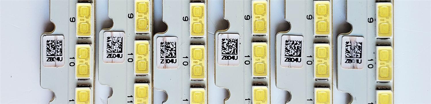 KIT DE LED'S PARA TV SHARP ((6 PIEZAS)) / NUMERO DE PARTE RUNTKB078WJZZ / QPWBL0068GPZZ / AVS_70_7030 / E227809 / MODELO PN-R703 - Imagen 2