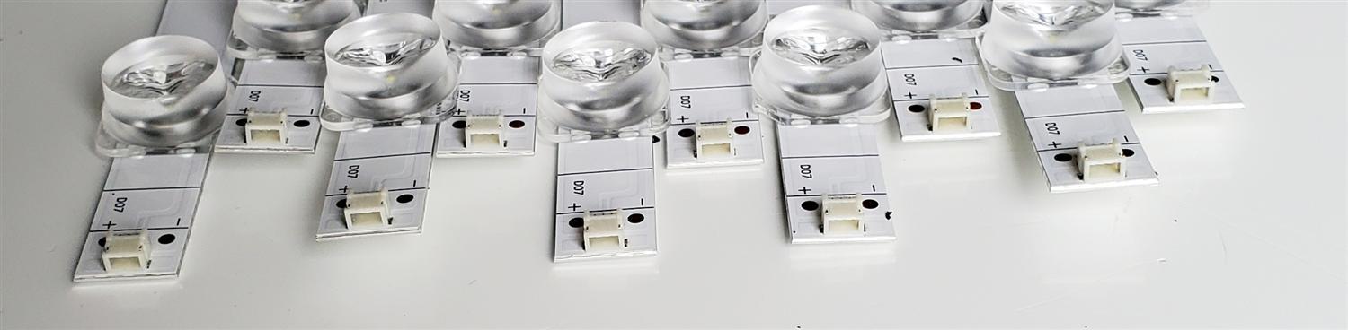 KIT DE LED'S PARA TV HISENSE ((10 PIEZAS)) / NUMERO DE PARTE SVH650AW2 / HD650Y1U72 / HD650Y1U72-T0LG+2022111101+SVH650AW2+ZDJG / 1307225 / ZD_SSC_D650_10X7_02_TDE30_V1.00 / HIP7.820.271 / PANEL HD650Y1U51-T0LG / HD650Y1U72-T0LG / MODELOS 65A65K / 65A7K - Imagen 2