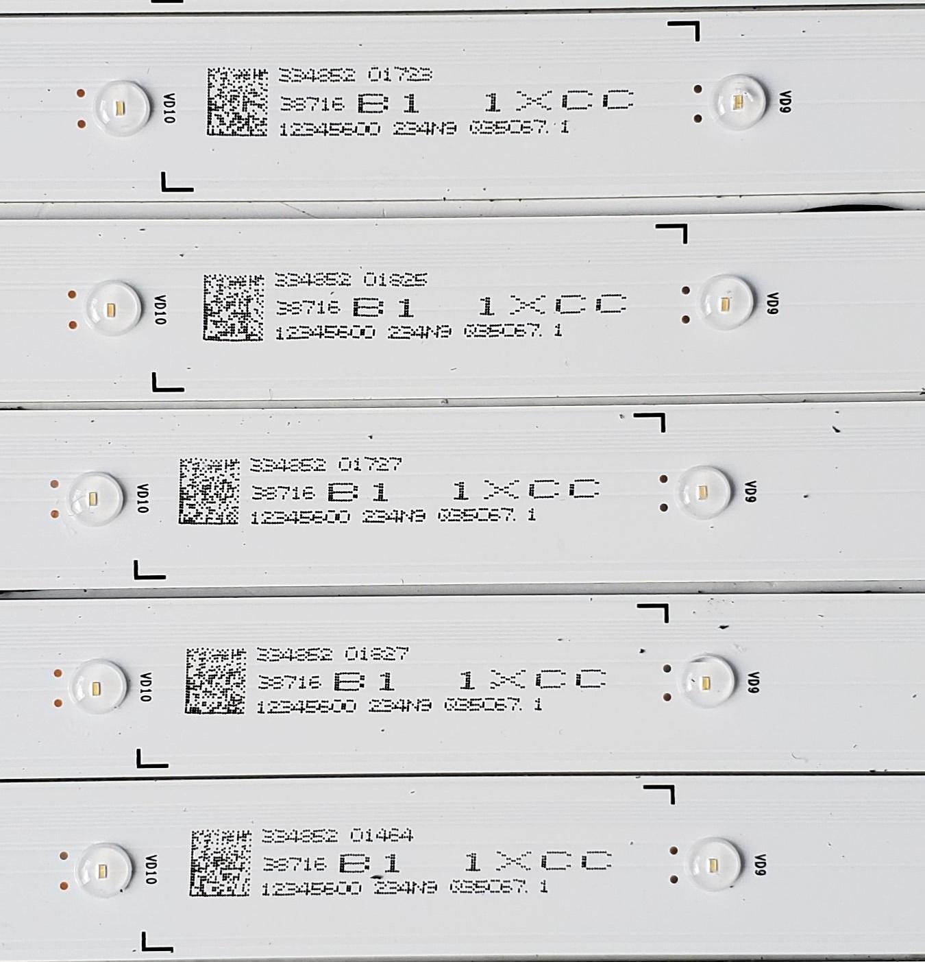 KIT DE LED'S PARA HISENSE ((32 PIEZAS)) / NUMERO DE PARTE RSAG7.820.13167/ROH VER.A / HD750H3U71-TAL2 / 2023011601 / SVH750AG1 / PANEL HD750H3U71-TAL2+2023011601+SVH750AG1 / MODELOS 75U6K / 75U7K - Imagen 4