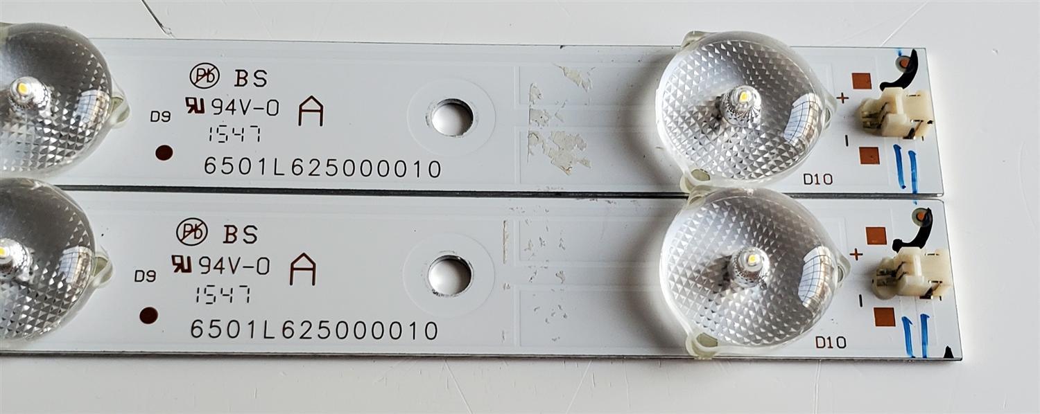 KIT DE LED'S PARA JVC ((2 PIEZAS)) / NUMERO DE PARTE 6501L625000010 / 230132C1N00050 / JS-PD823FM14D-0001 / PANEL HK315LEDM / MODELOS LT-32C360 / LT-32C365 / H32PB1800 / H32DB3300 / H32DB3500 - Imagen 2