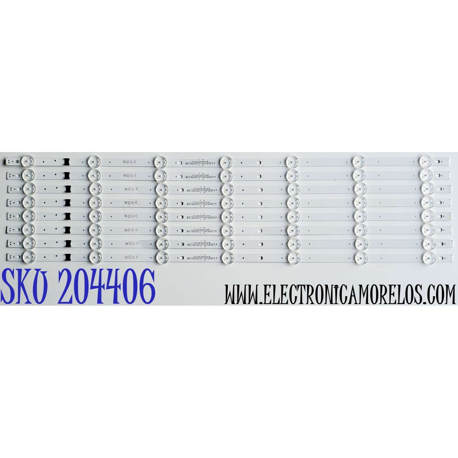 KIT DE LEDS ORIGINAL PARA TV LG 8 PIEZAS / NUMERO DE PARTE EAV65045301 / SSC_Y22.5_Slim_Trident_65UQ79_BOE / SSC_Y22.5_Slim_Trident_65UQ79_BOE_(0.6PI)_CASE1_REV00_220412 / PANEL NC650TQG / DISPLAY HV650QUB-F9E / MODELOS 65UR7800PSB / 65UQ79 / 65UT7550AUA