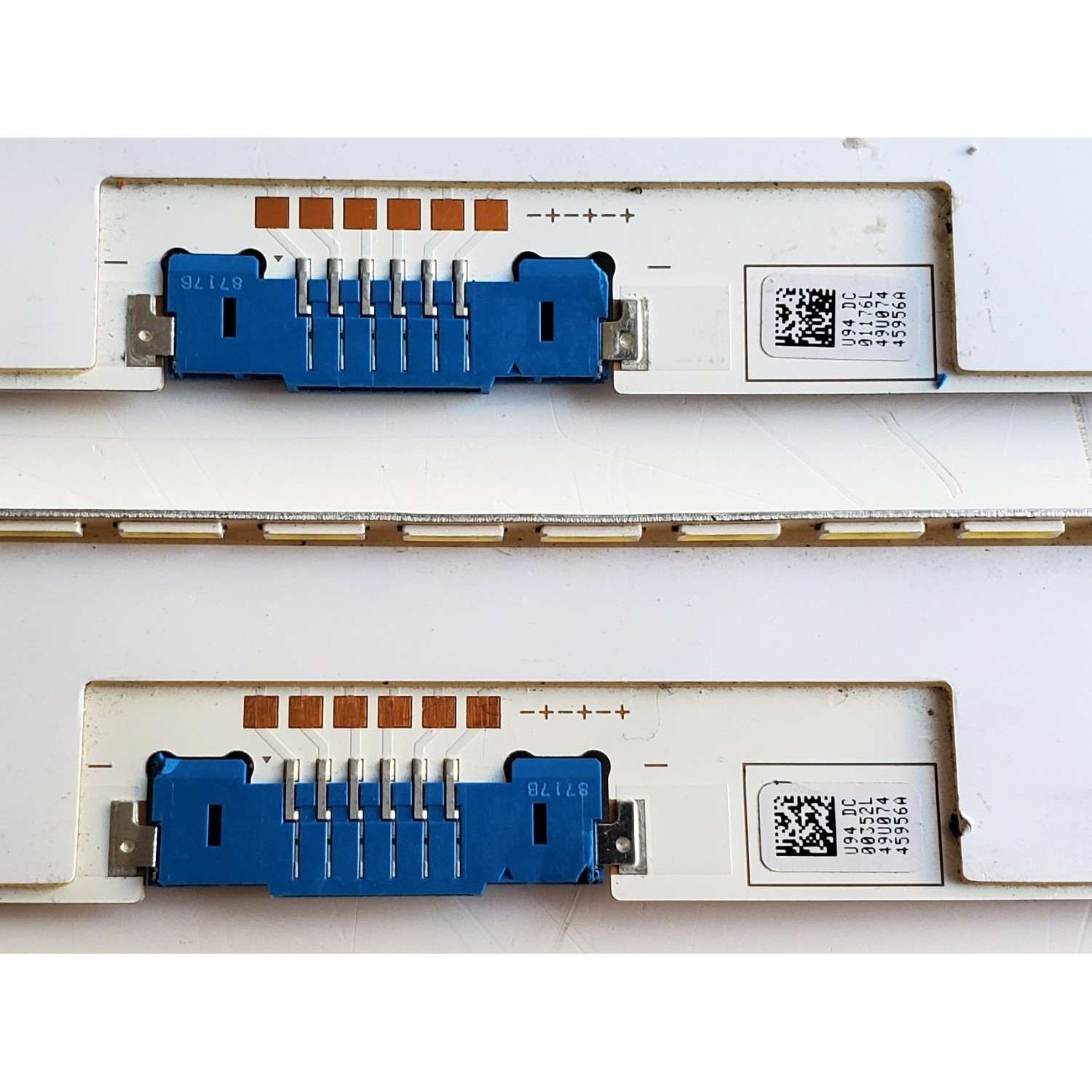 KIT DE LED'S PARA TV SAMSUNG ((2 PIEZAS)) / NUMERO DE PARTE BN96-45956A / 45956A / BN61-15537A / PANEL CY-SN049HLLV5H / MODELOS UN49NU / UA49NU / UE49NU / UE49NU8050LXXN / UE49NU8050TXZG / UE49NU8052TXXH / UE49NU8055TXXC / UE49NU8059TXZG - Imagen 2