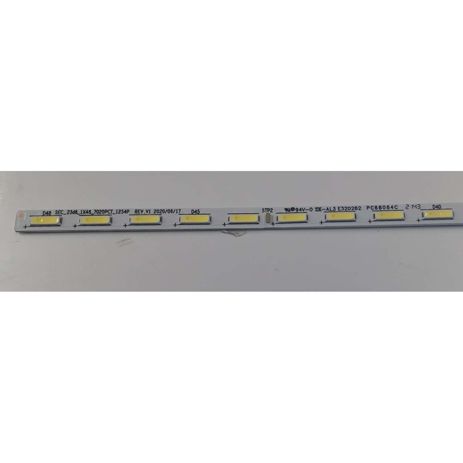 LED PARA MONITOR SAMSUNG ORIGINAL 1 PIEZA / NUMERO DE PARTE 51992A / SEC_23D8_1X48_7020PCT_12S4P / SEC_23D8_1X48_7020PCT_12S4P REV.V1 / PC66064C / PANEL CY-MT238BNCV3H / DISPLAY PN238CS01-1 VER.2.P / MODELO F24T350FHN / F24T350FHN XB05 - Imagen 3