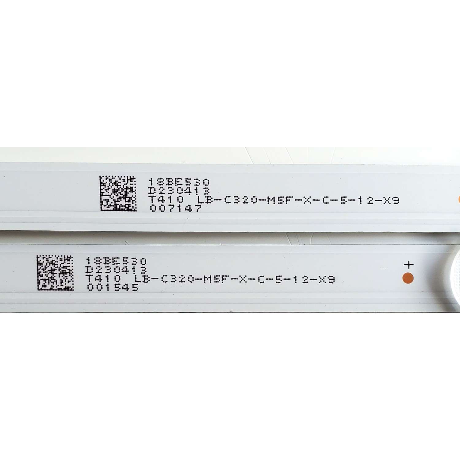 KIT DE LED'S PARA TV ((2 PIEZAS)) / NUMERO DE PARTE JL.D32051330-002JS-M_V01 / LB-C320-M5F-X-C-5-12-X9 / 18BE530 / PAL-3A 94V-0 E199273 / MODELO 32'' - Imagen 3