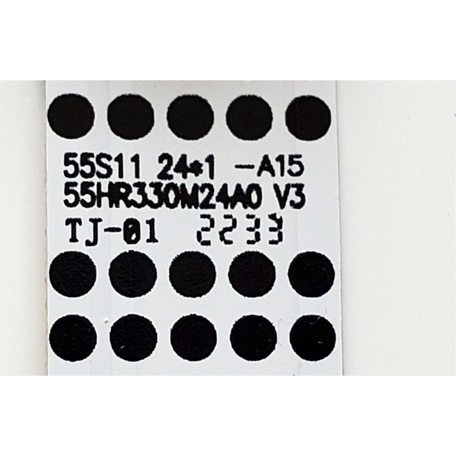 LED PARA TV TCL ORIGINAL 1 PIEZA / NUMERO DE PARTE 55HR330M24A0 V3 / 55S11 / 55HR330M24A0 / B0101-000637 / LS7B10U3C / PANEL LVU550NDEL CS9W90 V5 / DISPLAY ST5461D09-1 VER.2.1 / MODELOS 55S450G / 55V6EA / 55S451 / 55S453 / 55S455 / 55S41R - Imagen 4