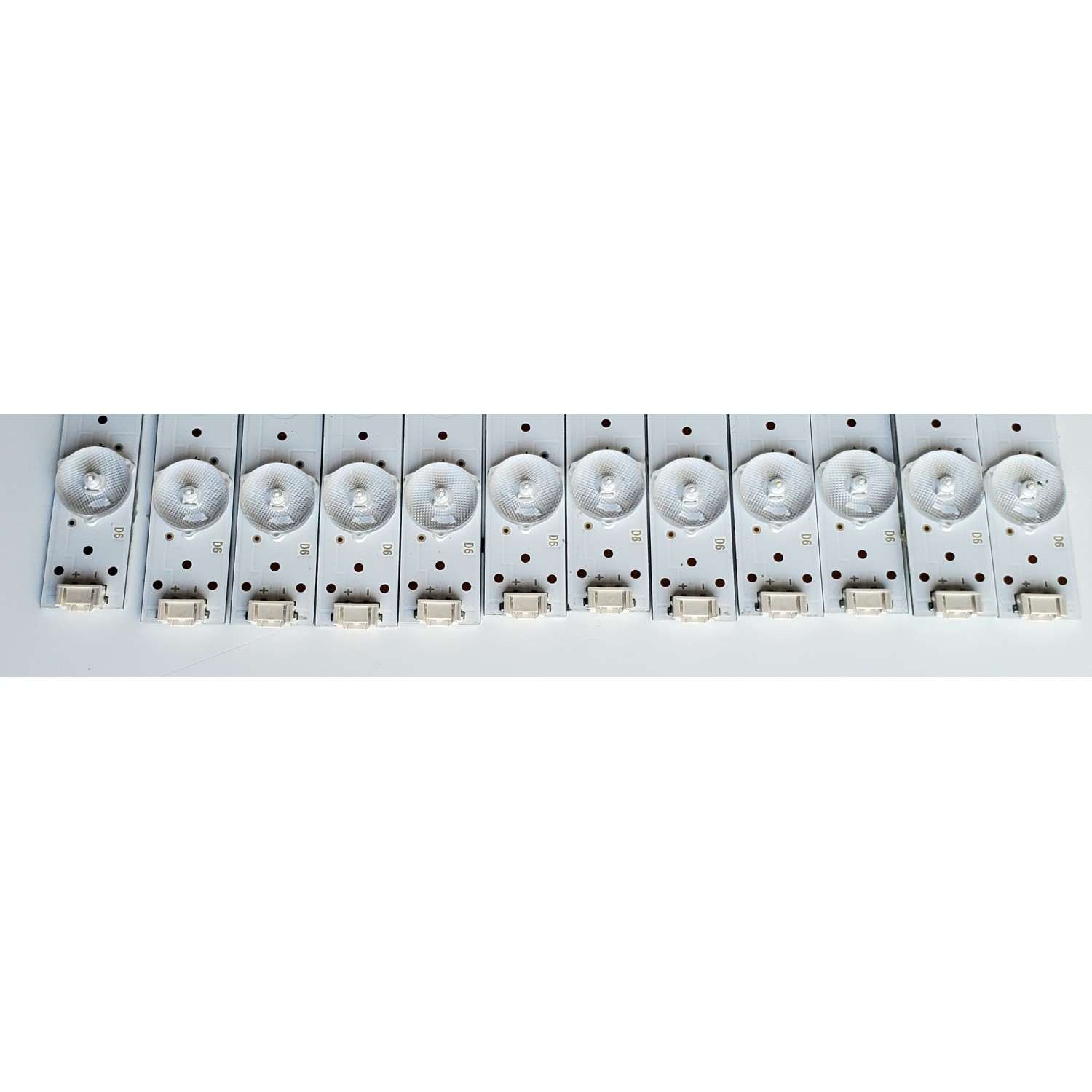 KIT DE LED'S PARA TV LG ((12 PIEZAS)) / NUMERO DE PARTE CRH-A503030120686UREV1.0 / 209567 / 94V-0FZD-03E348124HN / D-TW58L8KK22-10943M / 7710-650000-D320 / CRH-A503030120686UREV1.0I / PANEL RDL500WY(QD0-00B) / MODELO 50UH5500 / 50UH5500-UA.AWMJLJR - Imagen 4