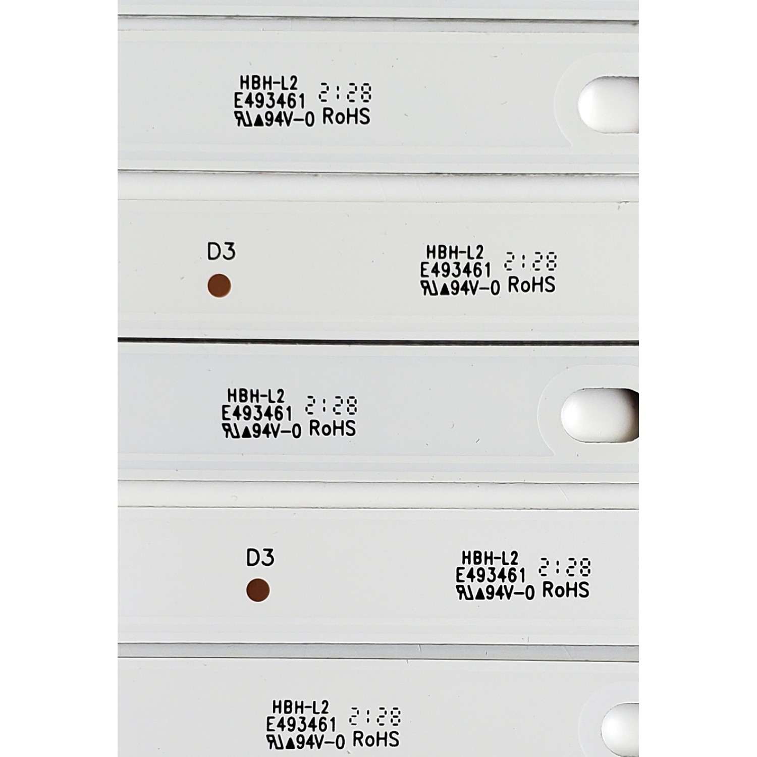 KIT DE LED'S PARA TV RCA ((10 PIEZAS)) / NUMERO DE PARTE SJ.WJ.D5800501-3030ES-M / 1.14.MD580028 / HBH-L2 / E493461 / 210629 / WJ.D580S03-24629-SL2010 / PANEL CC580PV7D / MODELOS RWOSU5849 / RWOSU5847-B / RWOSU5850 - Imagen 4