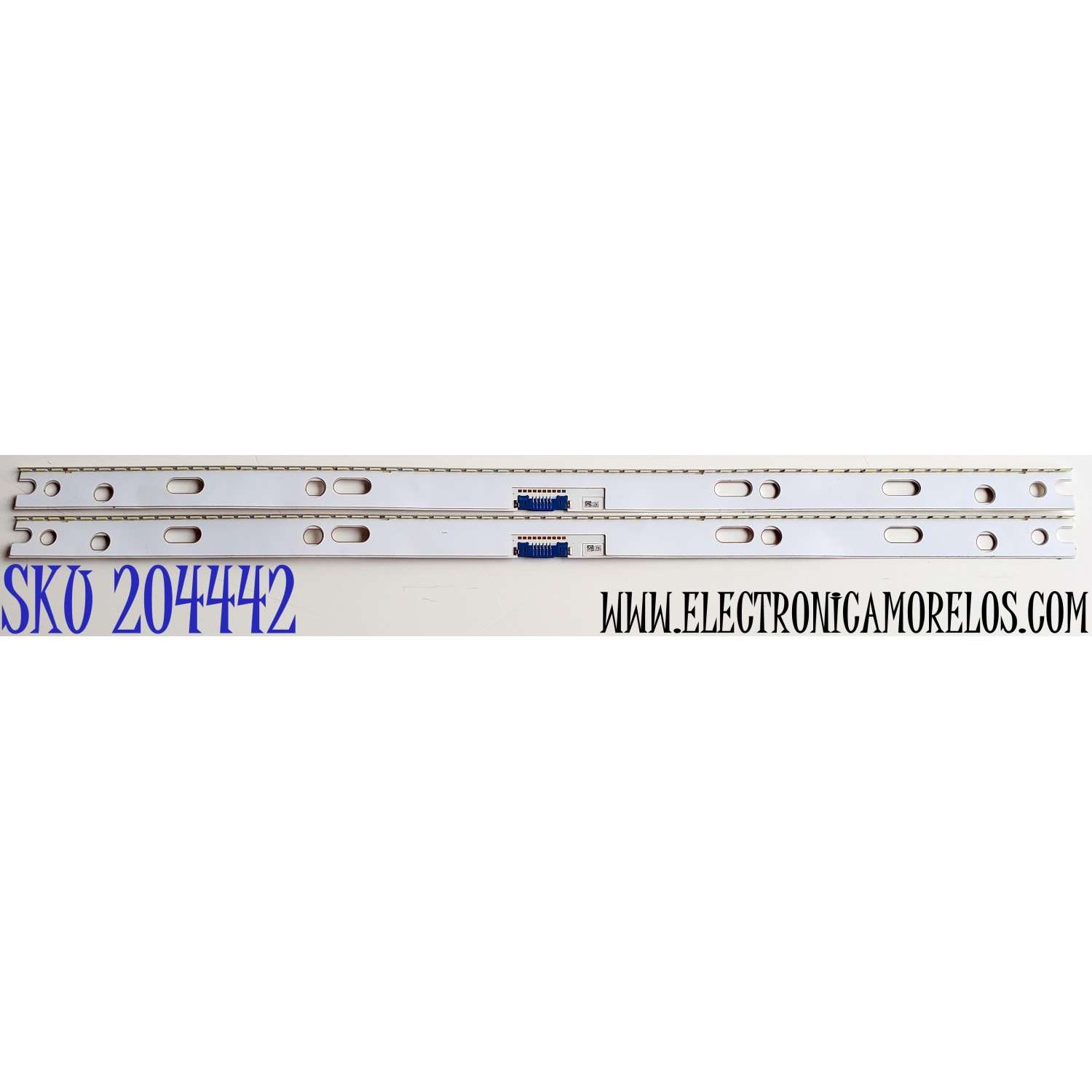 KIT DE LED'S PARA TV SAMSUNG ((2 PIEZAS)) / NUMERO DE PARTE BN96-45631A / 45631A / LM41-00580A / L1_NU8_E5_CEM_S22(3)_R1.1_RBH_407060_LM41-00580A / PANEL CY-SN55 / CY- SN055FLLV6H / MODELOS UN55NU / UA55NU / UE55NU / LH55Q / MAS MODELOS EN DESCRIPCIÓN