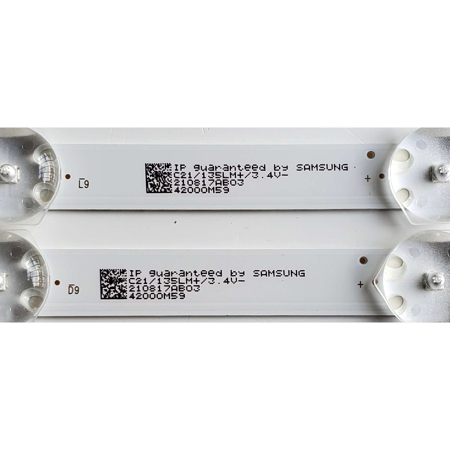 KIT DE LED'S PARA ONN ((2 PIEZAS)) / NUMERO DE PARTE LED42D11-ZC62AG-03 / 30342011002 / 42000M59 / E469119 / 210817AB03 / PANEL BOEA430WU1 / DISPLAY JE415D3HA0L / MODELOS 100068372 ((42 PULGADAS)) / 100069992 ((43 PULGADAS)) - Imagen 2