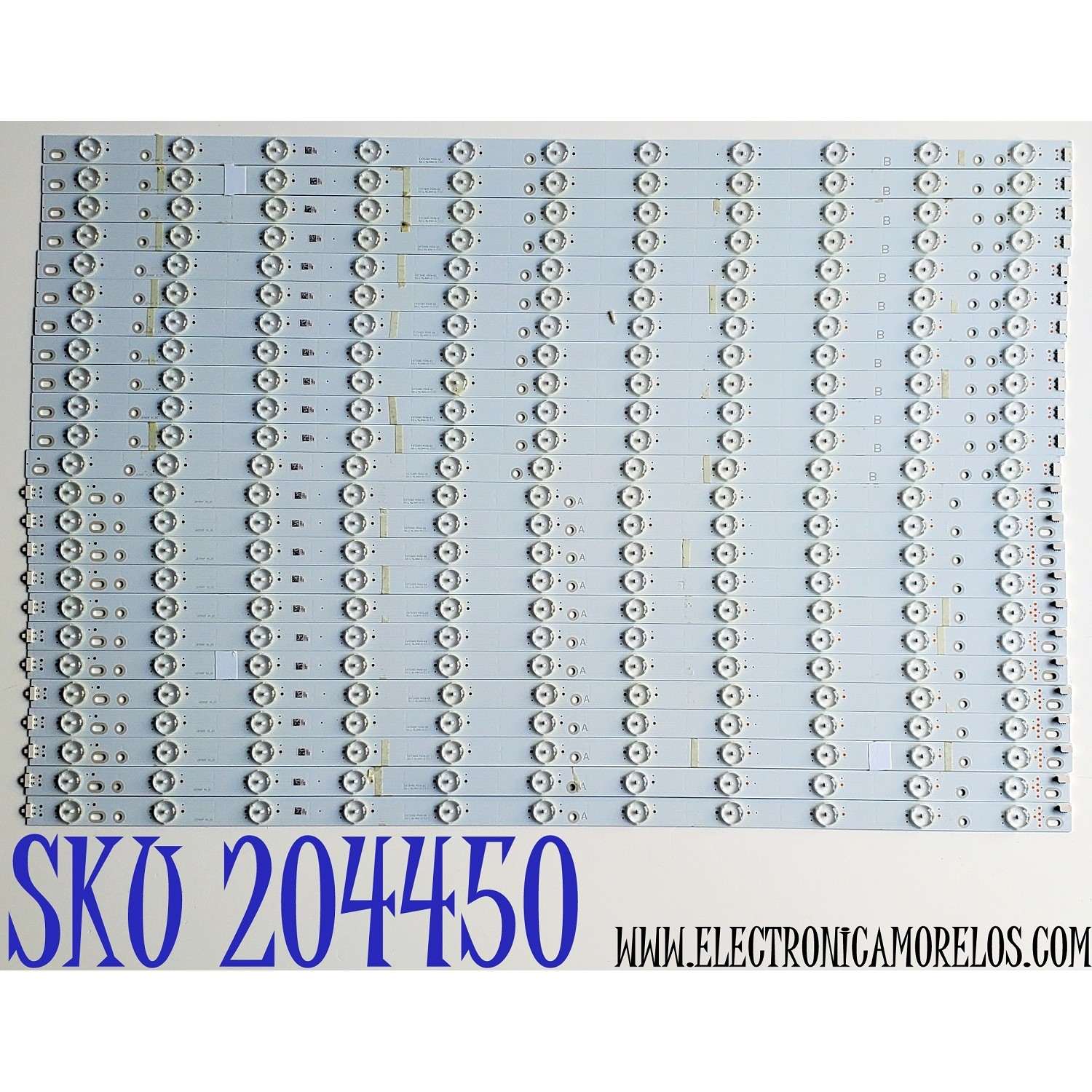 KIT DE LED'S PARA VIZIO ((24 PIEZAS)) / NUMERO DE PARTE LB7000F / LB7000F V0_03 / LB7000F V1_03 / E473485 / PANEL SD700DUA / MODELO M706-G3 / M706-G3 LFTRYTKV