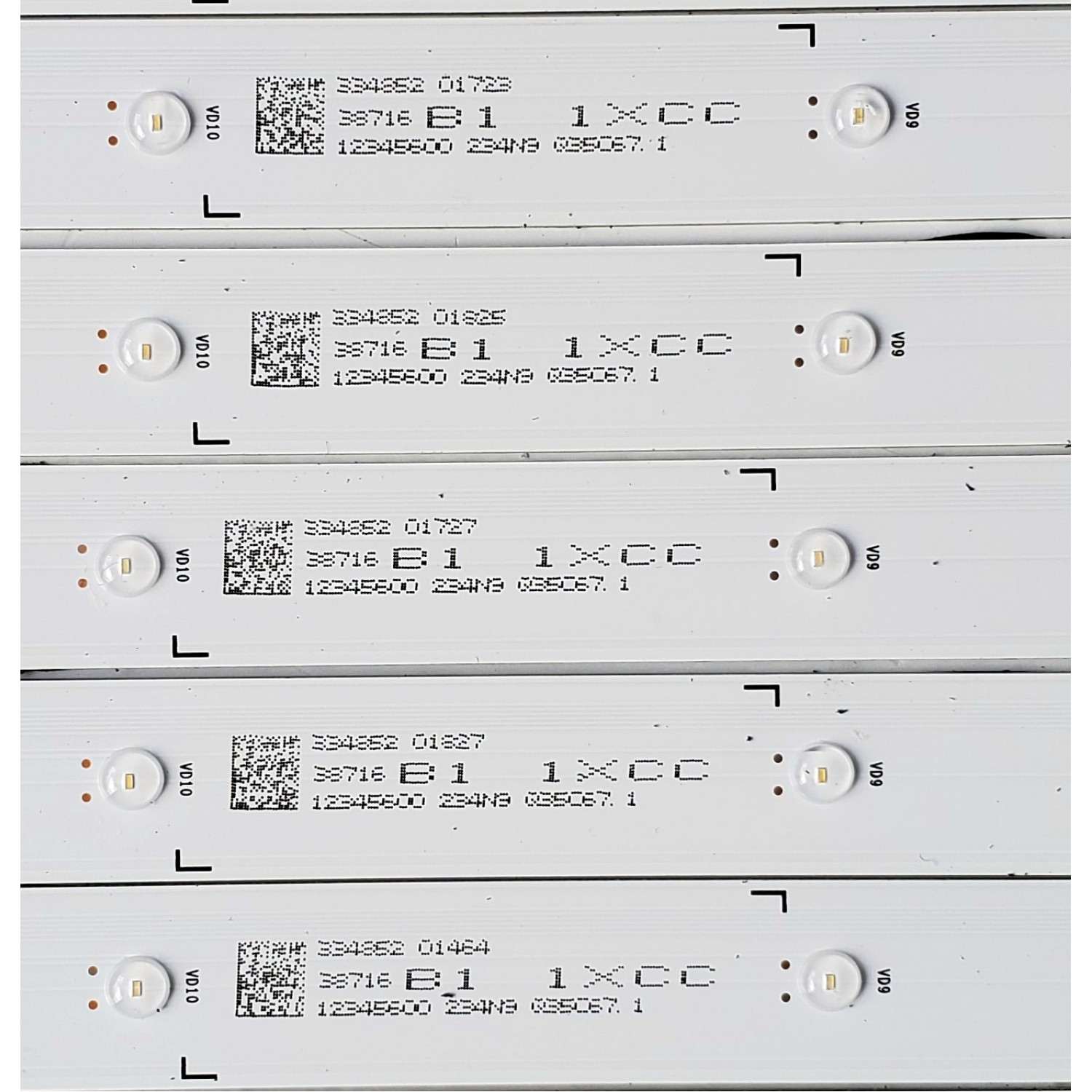 KIT DE LED'S PARA HISENSE ((32 PIEZAS)) / NUMERO DE PARTE RSAG7.820.13167/ROH VER.A / HD750H3U71-TAL2 / 2023011601 / SVH750AG1 / PANEL HD750H3U71-TAL2+2023011601+SVH750AG1 / MODELOS 75U6K / 75U7K - Imagen 4