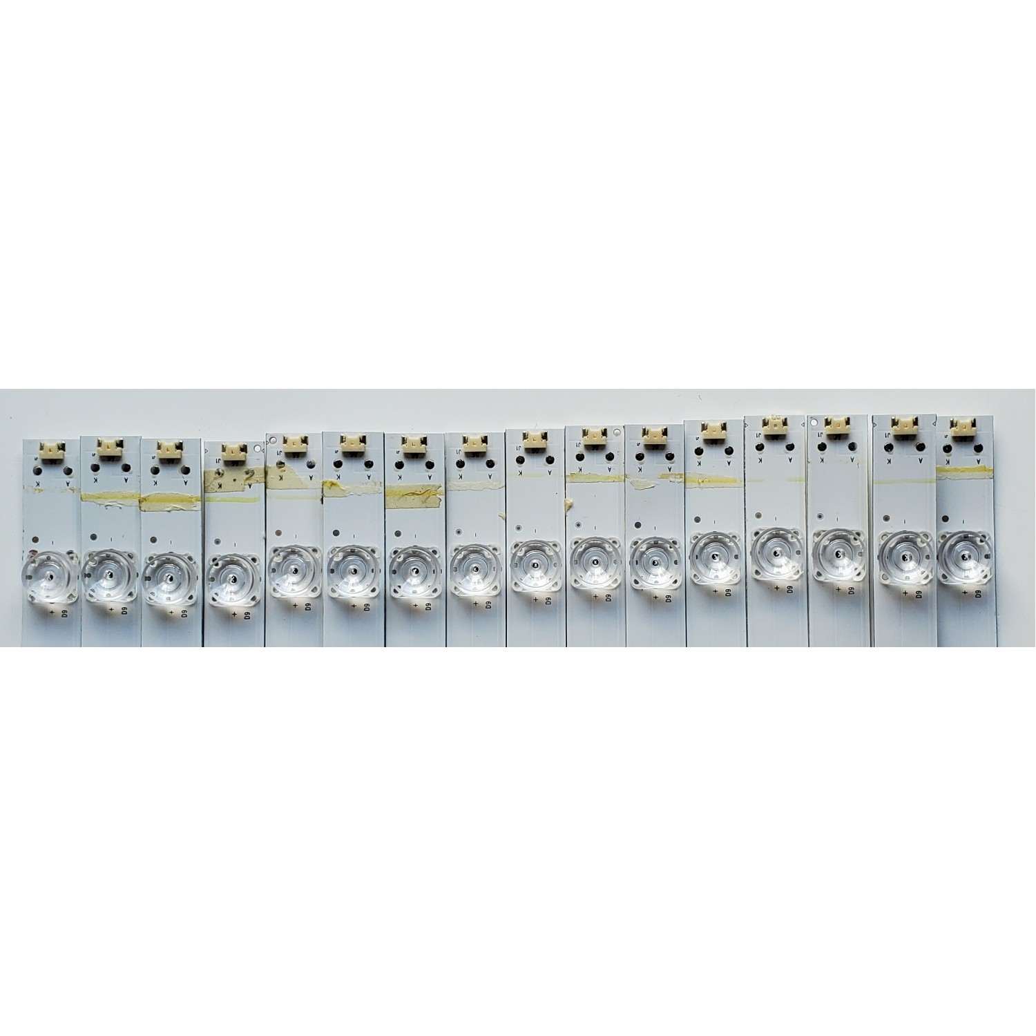 KIT DE LED'S PARA HAIER ((16 PIEZAS)) / NUMERO DE PARTE LED65D09-ZC14AG-01 / 30365009207 / 65000M07 / E469119 / 170411A14 / 1010137946-2 / PANEL LSC650FN05-W / MODELO LS65AL88A72 - Imagen 2