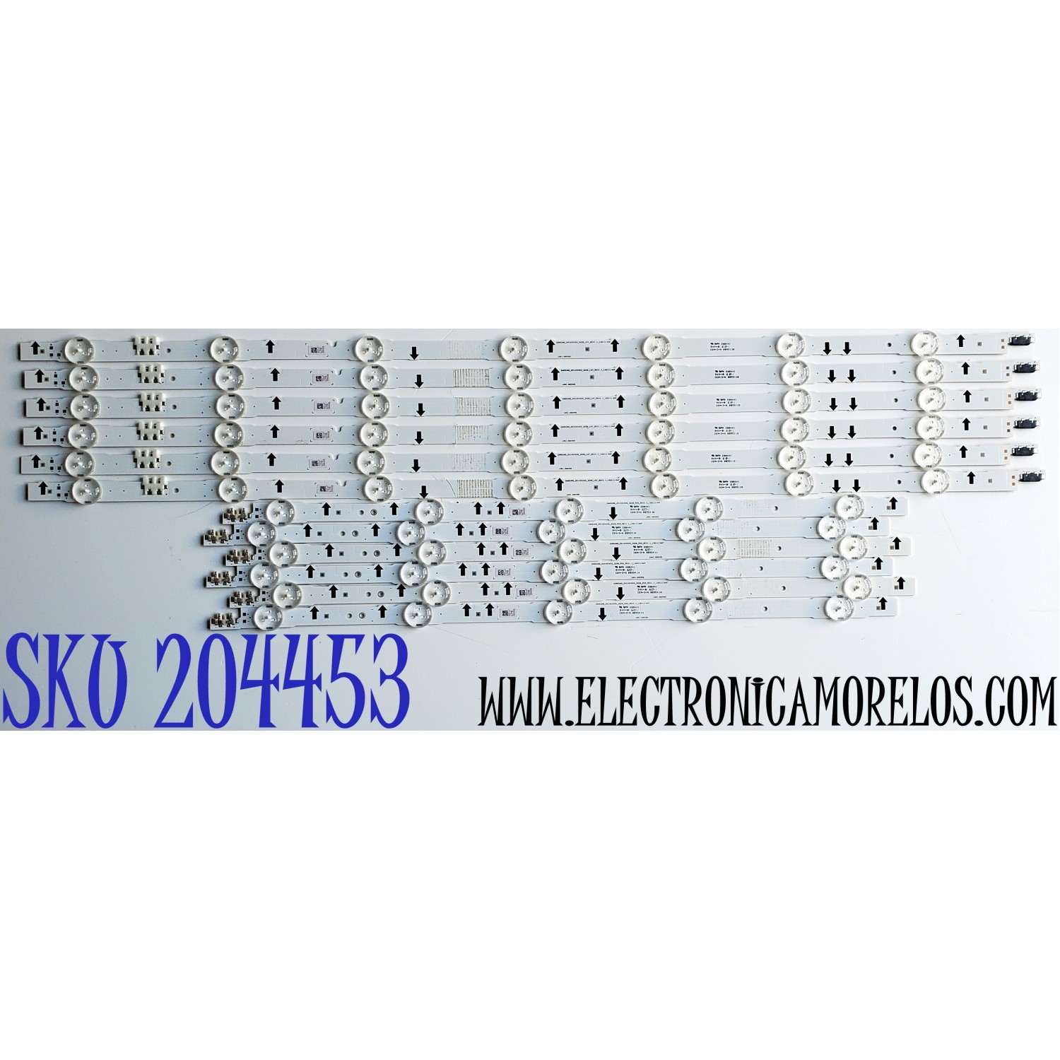 KIT DE LED'S PARA SAMSUNG ((12 PIEZAS)) / NUMERO DE PARTE 38893A / 38894A / LM41-00099A / LM41-00099G / SAMSUNG_2014SVS55_3228_L07_REV1.1_140111 / SAMSUNG_2014SVS55_3228_R05_REV1.1_140111 / MODELOS UN55H / HG55 / LH55 / UE55 / MAS MODELOS EN DESCRIPCIÓN