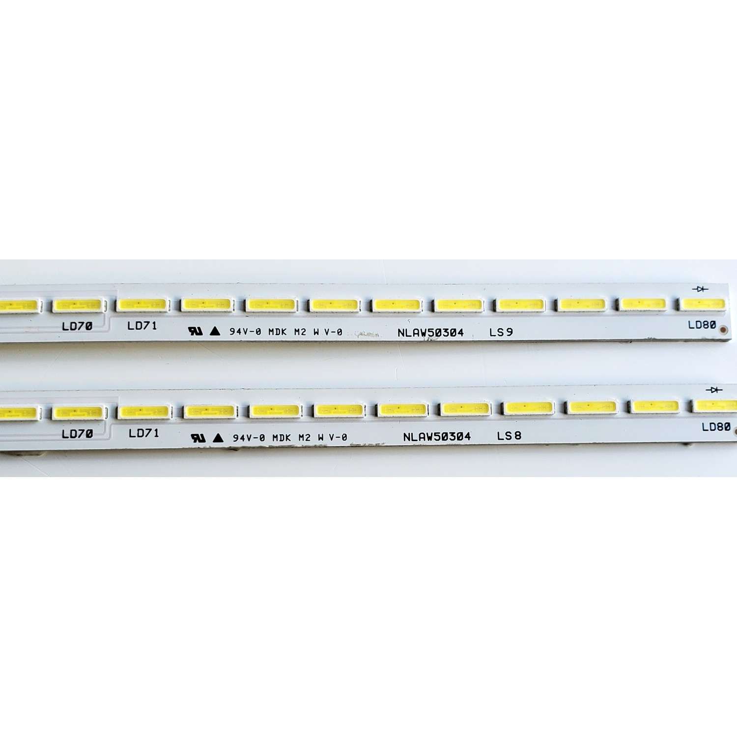 KIT DE LED'S PARA SONY ((2 PIEZAS)) / NUMERO DE PARTE NLAW50304 / NLAW50304 LS9 / NLAW50304 LS8 / 61.P2W01G001 / PANEL SYV6535 / MODELOS XBR65X800B / XBR-65X800B / XBR65X850B / XBR-65X850B - Imagen 2