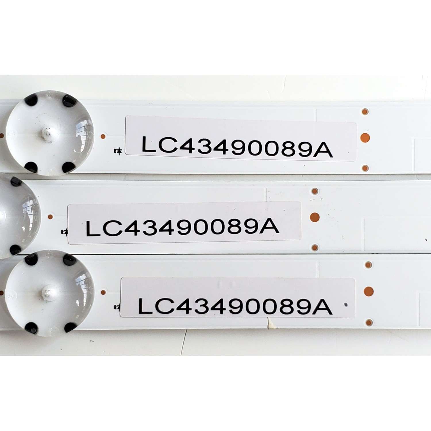 KIT DE LED'S PARA LG ((3 PIEZAS)) / NUMERO DE PARTE LC43490089A / LG Innotek DRT 43INCH_A-Type LED_ARRAY_REV0.0_180220 / 3PCM00785A / E485186 / MODELOS 43UK6200PUA / 43UK6300PUE / 43UK6300PUE.DUSTLUM - Imagen 5