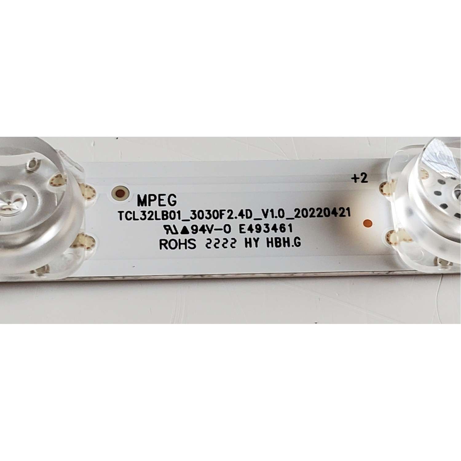 LED ORIGINAL PARA TV TCL 1 PIEZA / NUMERO DE PARTE TCL32LB01_3030F2.4D_V1.0_20220421 / E493461 / B0101-000530 / TCL32LB01 / 20220421 / PANEL LVF320NDLL / DISPLAY ST3151B07-1 VER.2.1 / MODELO 32S357 / 32S210R-MX - Imagen 2
