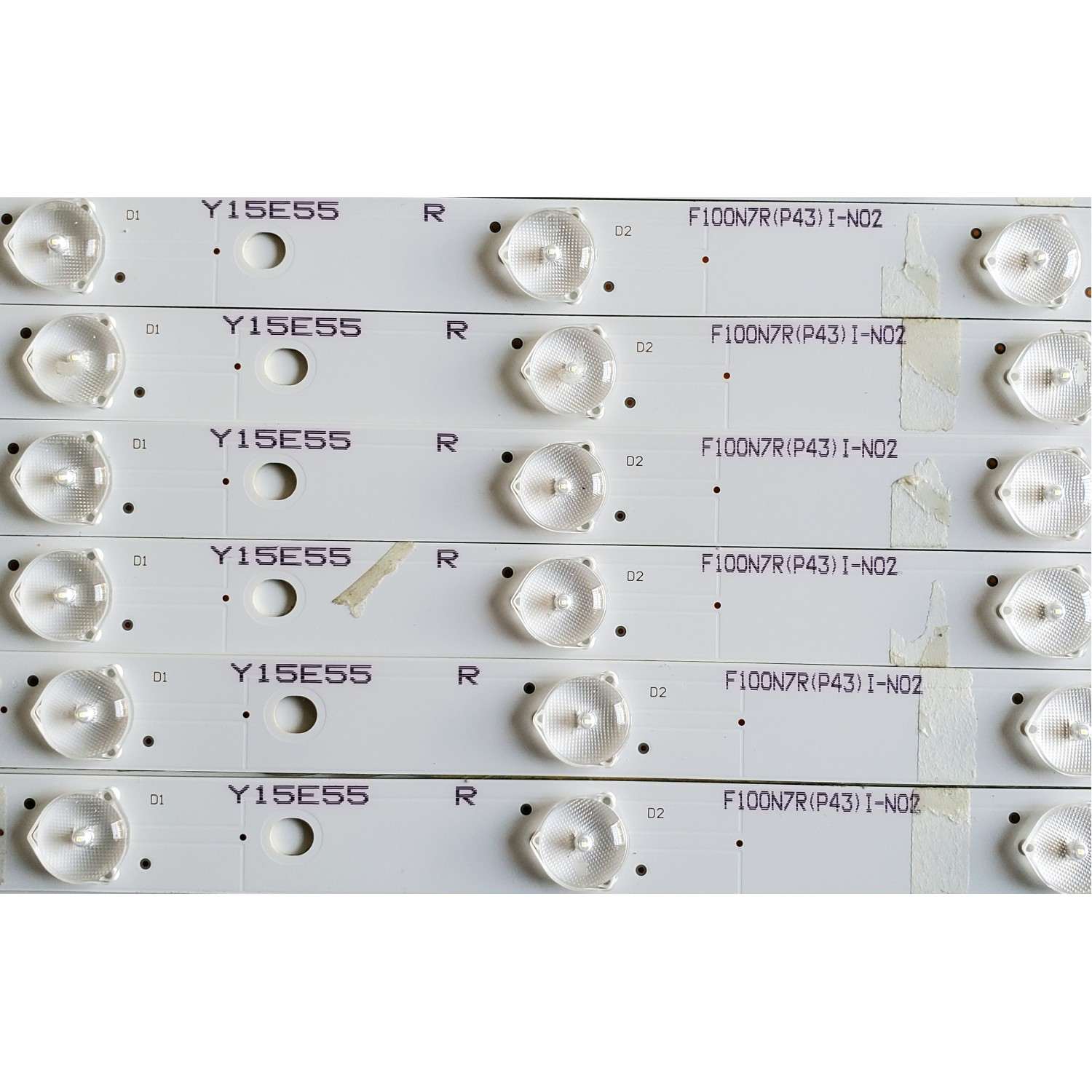 KIT DE LED'S PARA VIZIO ((12 PIEZAS)) / NUMERO DE PARTE IC-C-HWX55D498L / IC-C-HWX55D498R / HWX55D498 / E466169 / 05638005055132E / PANEL T550HVN08.1 / MODELO E55-C2 - Imagen 5