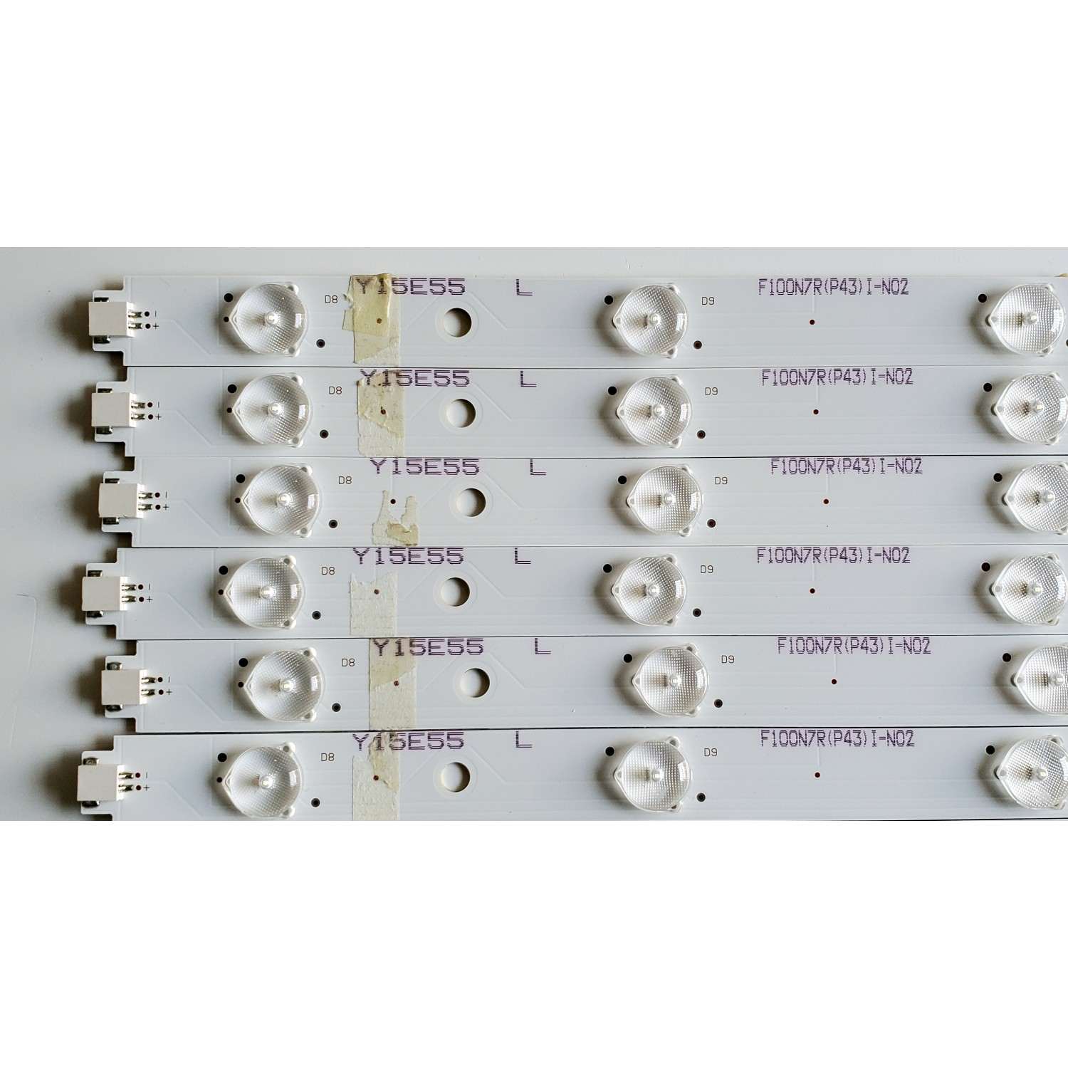 KIT DE LED'S PARA VIZIO ((12 PIEZAS)) / NUMERO DE PARTE IC-C-HWX55D498L / IC-C-HWX55D498R / HWX55D498 / E466169 / 05638005055132E / PANEL T550HVN08.1 / MODELO E55-C2 - Imagen 4