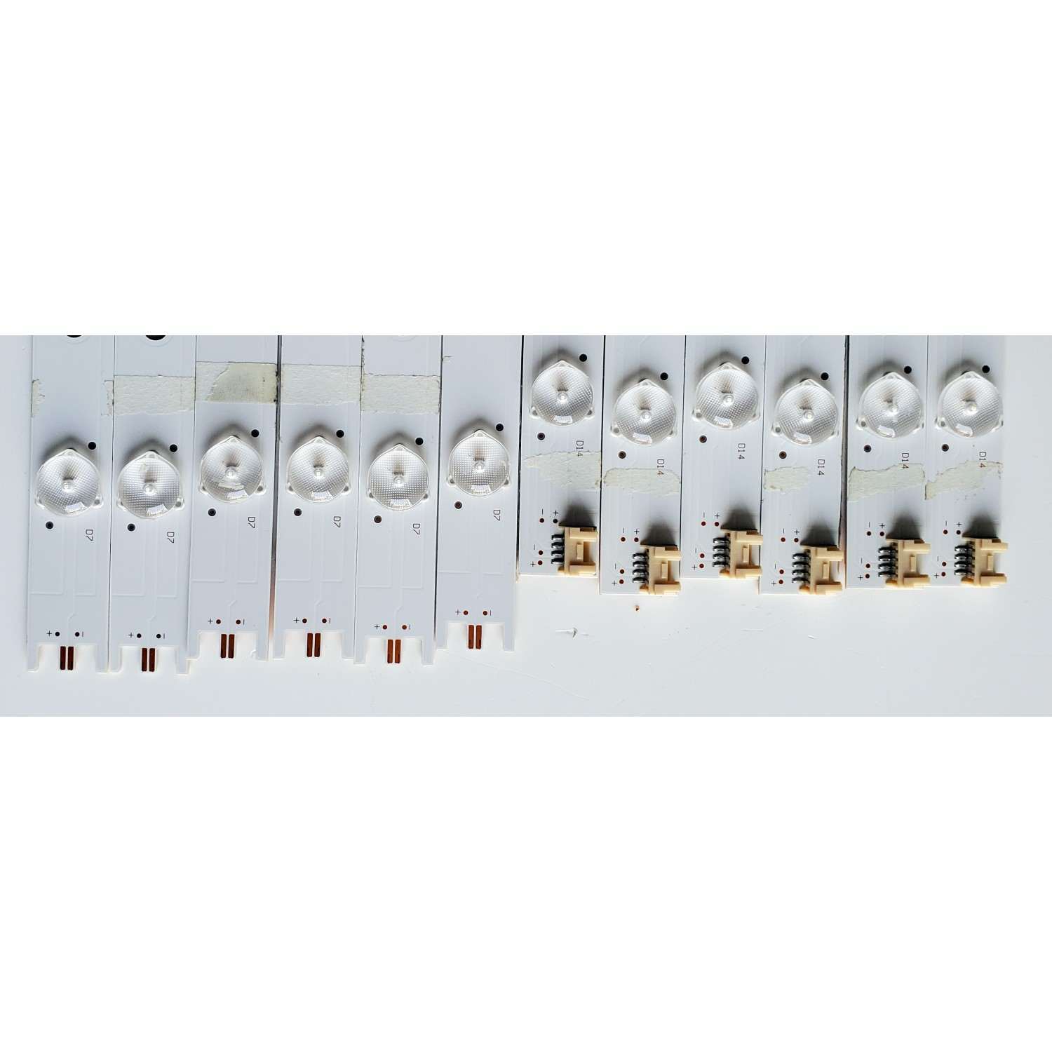 KIT DE LED'S PARA VIZIO ((12 PIEZAS)) / NUMERO DE PARTE IC-C-HWX55D498L / IC-C-HWX55D498R / HWX55D498 / E466169 / 05638005055132E / PANEL T550HVN08.1 / MODELO E55-C2 - Imagen 2