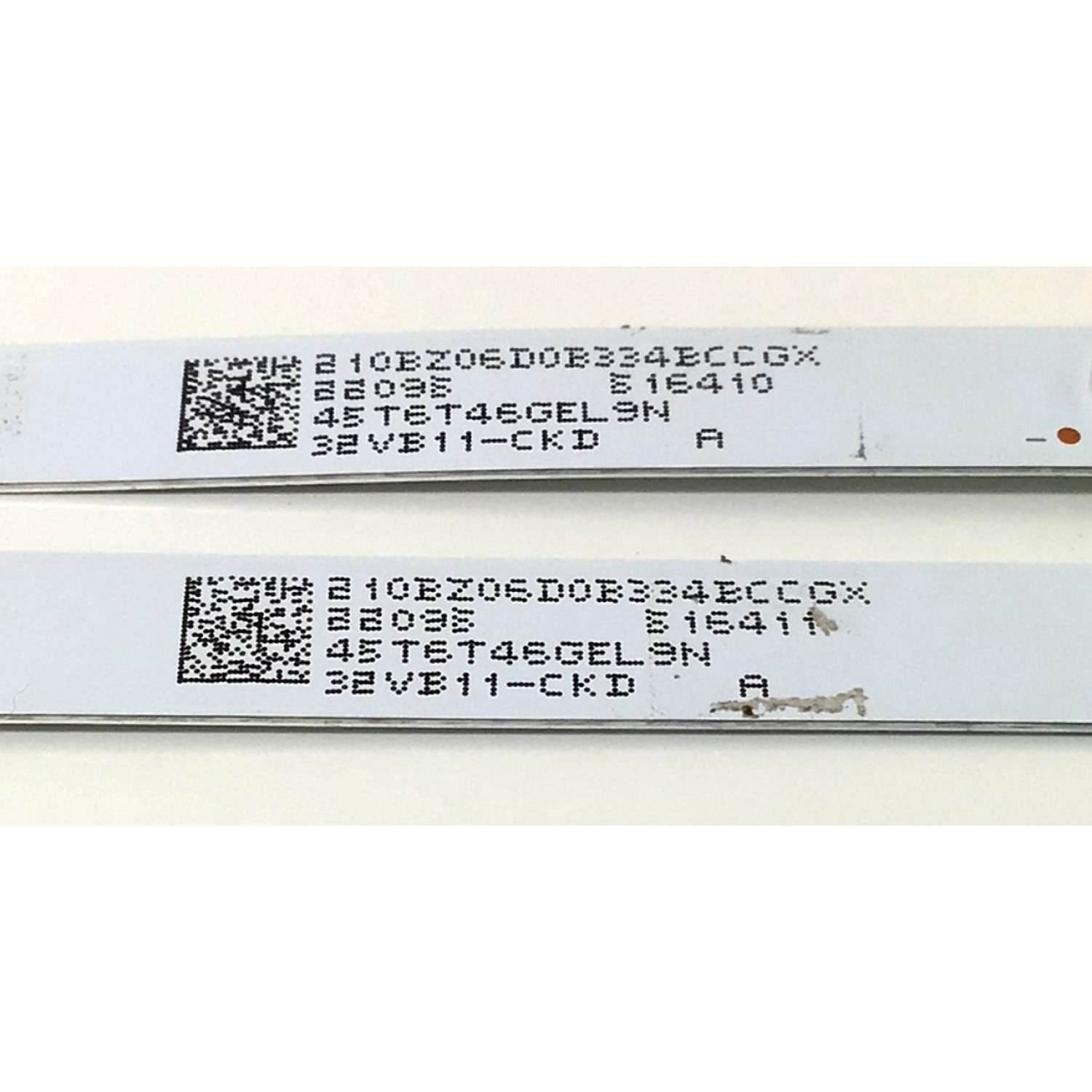 KIT DE LEDS ORIGINAL PARA TV VIZIO 2 PIEZAS / NUMERO DE PARTE LB-DM3030-GJVIZIO322X6VB11-1-S / LB-DM3030-GJVIZI0322X6VB11-1-S / E479275 / 210BZ06D0B334BCCGC / 32VB11-CKD / PANEL TPT320WF-AT011.H / DISPLAY T320HVN05.D / MODELO D32FM-K01 / D32f4-J01 - Imagen 2