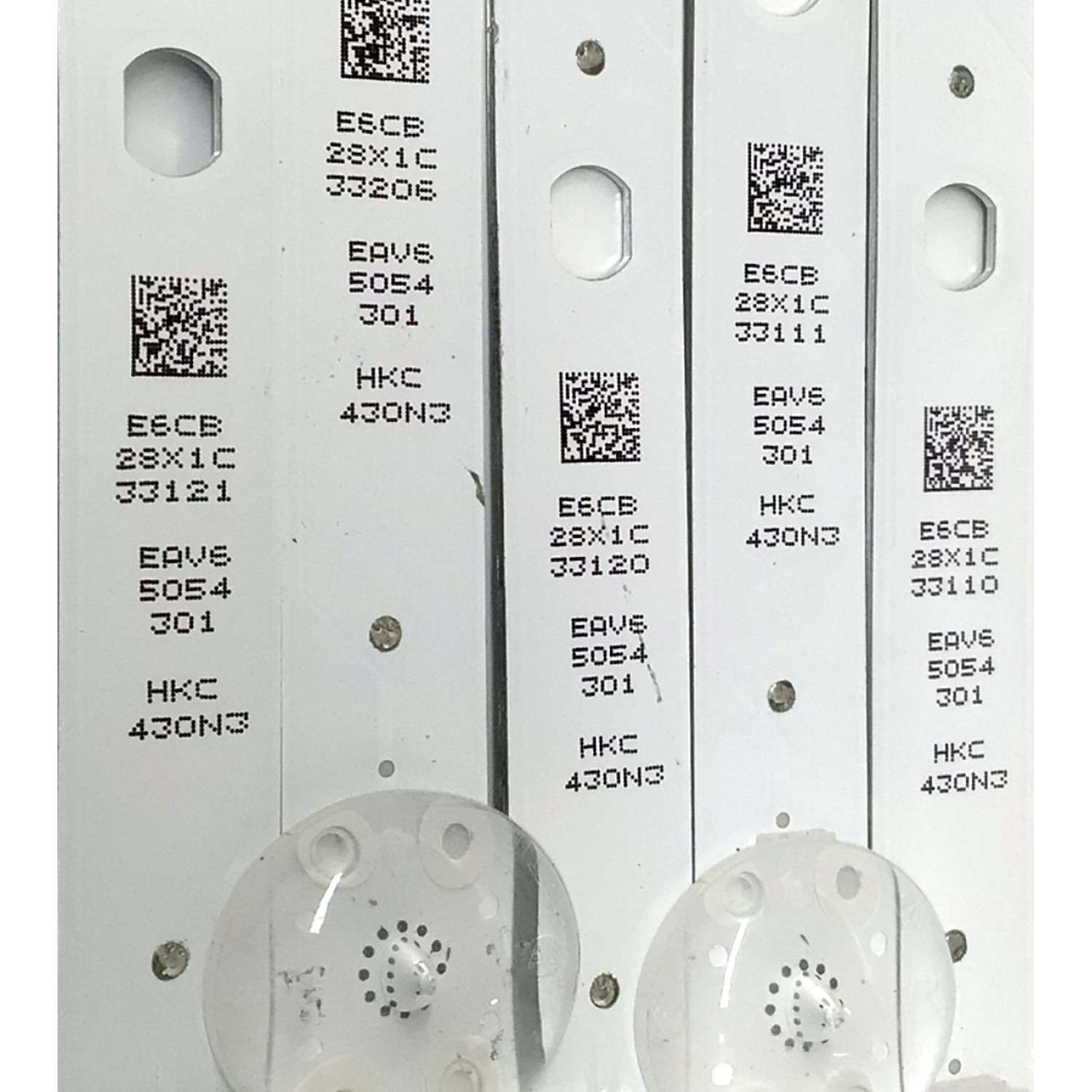 KIT DE LED'S PARA TV LG ((5 PIEZAS)) / NUMERO DE PARTE EAV65054301 / SSC_Y23 Slim Trident 43UR80_HKC_S / SSC_Y23 Slim Trident 43UR80_HKC_PTN0.6_REV00_220915 / 10373 25UM R603 1W / PANEL NC430TQG-VHKHA / DISPLAY PT430GT01-5 VER.1.0 / MODELO 43UR8000AUA  - Imagen 4