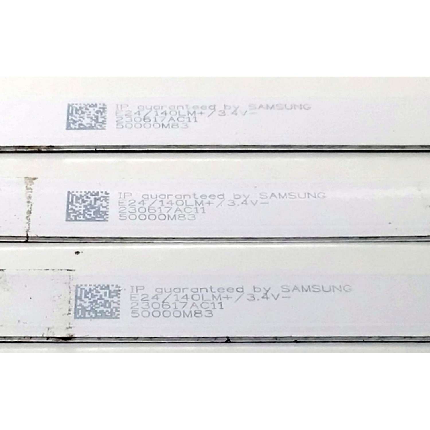 KIT DE LED'S PARA TV HISENSE ((3 PIEZAS)) / NUMERO DE PARTE LED50D09A-ZC62AG-02BDF / 30350009207BD / 50000M83 / 230617AC11 / E469119 / DISPLAY HF500QUB-F20 / MODELO LT-50MAW625 - Imagen 2
