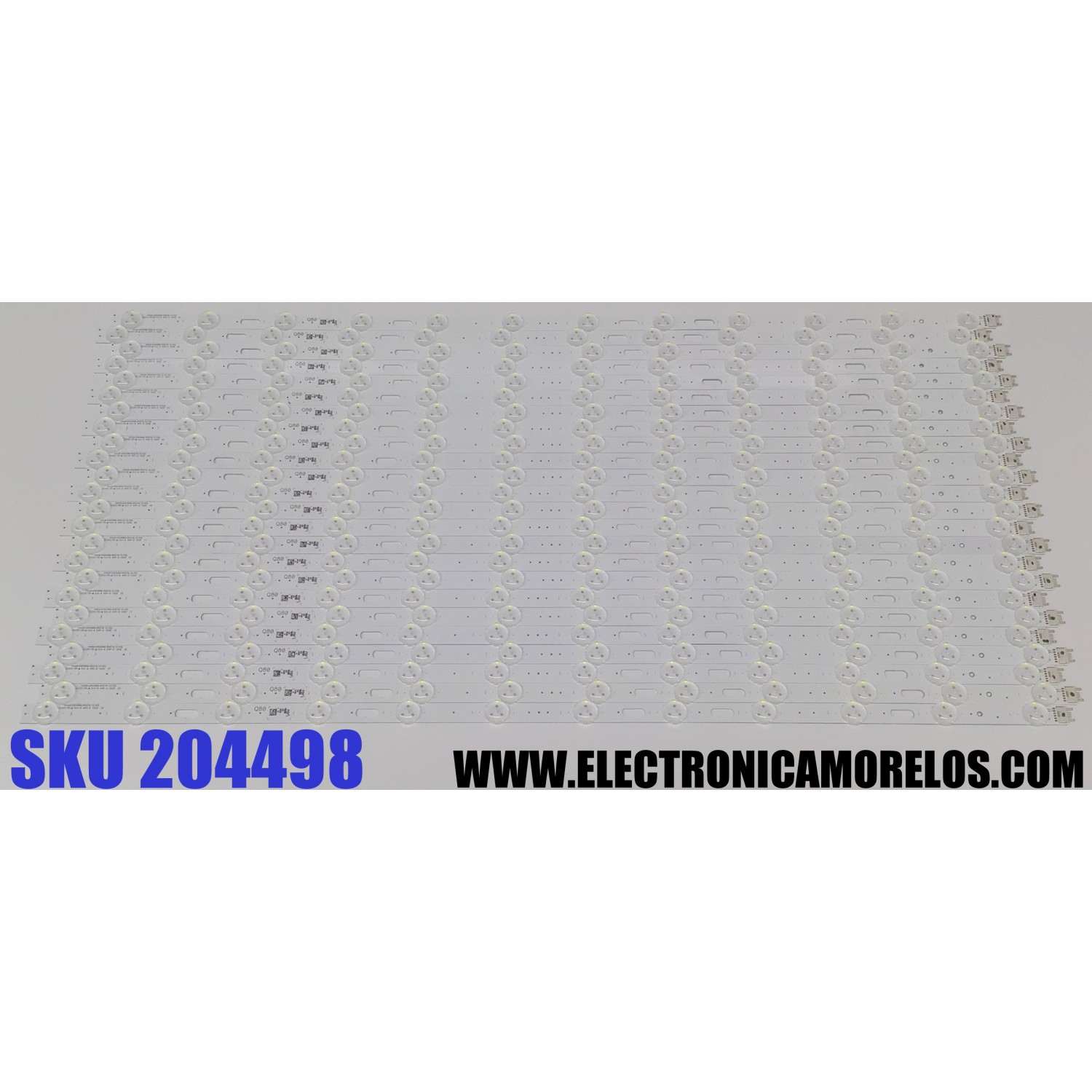 KIT DE LED'S PARA TV SAMSUNG ((24 PIEZAS)) / NUMERO DE PARTE 48089A / BN96-48089A / V9Q8-650SM0-R0 / E251781 / Q80-65S-12EA / PANEL CY-TR065FLLV9H / MODELO QN65Q80 / QN65Q80RAFXZA AA01