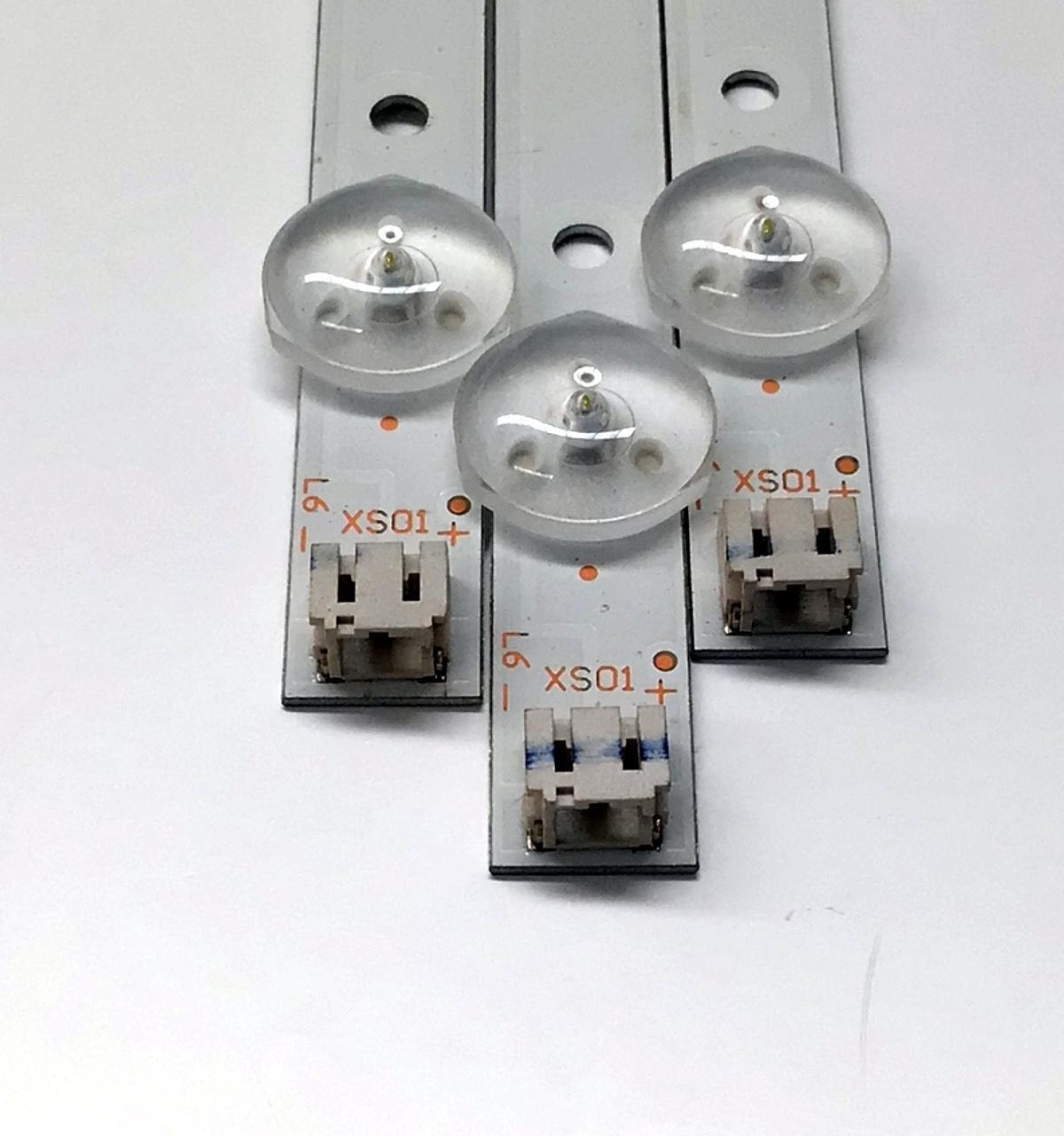 KIT DE LED'S PARA TV JENSEN ((3 PIEZAS)) / NUMERO DE PARTE DLED32DX 3X6 0008 / DLED32DX3X60008 / DLED32DX / E177671B-PEC / BPM2V0 / F62DLED32DX3X60008 / MODELO JTV3217DC / JE3217 - Imagen 4