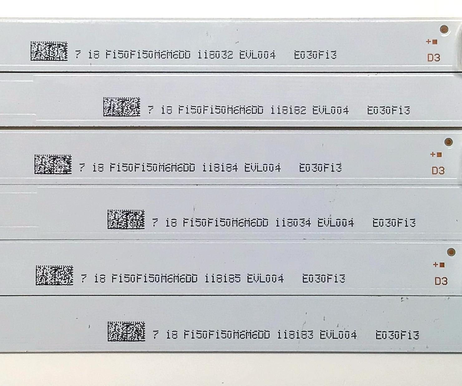 KIT DE LED'S PARA TV PHILIPS ((6 PIEZAS)) / NUMERO DE PARTE UDULEDEVL004 / LBM430E0401-BB-4 / LBM430E0401-BB-4(0) / UDULEDEVL004 REV.A / F150F150M6M6DD / E030F13 / E334789 / MODELOS 43PFL4901/F7 DS6 / 43PFL4901/F7B / FW43D25F B - Imagen 4