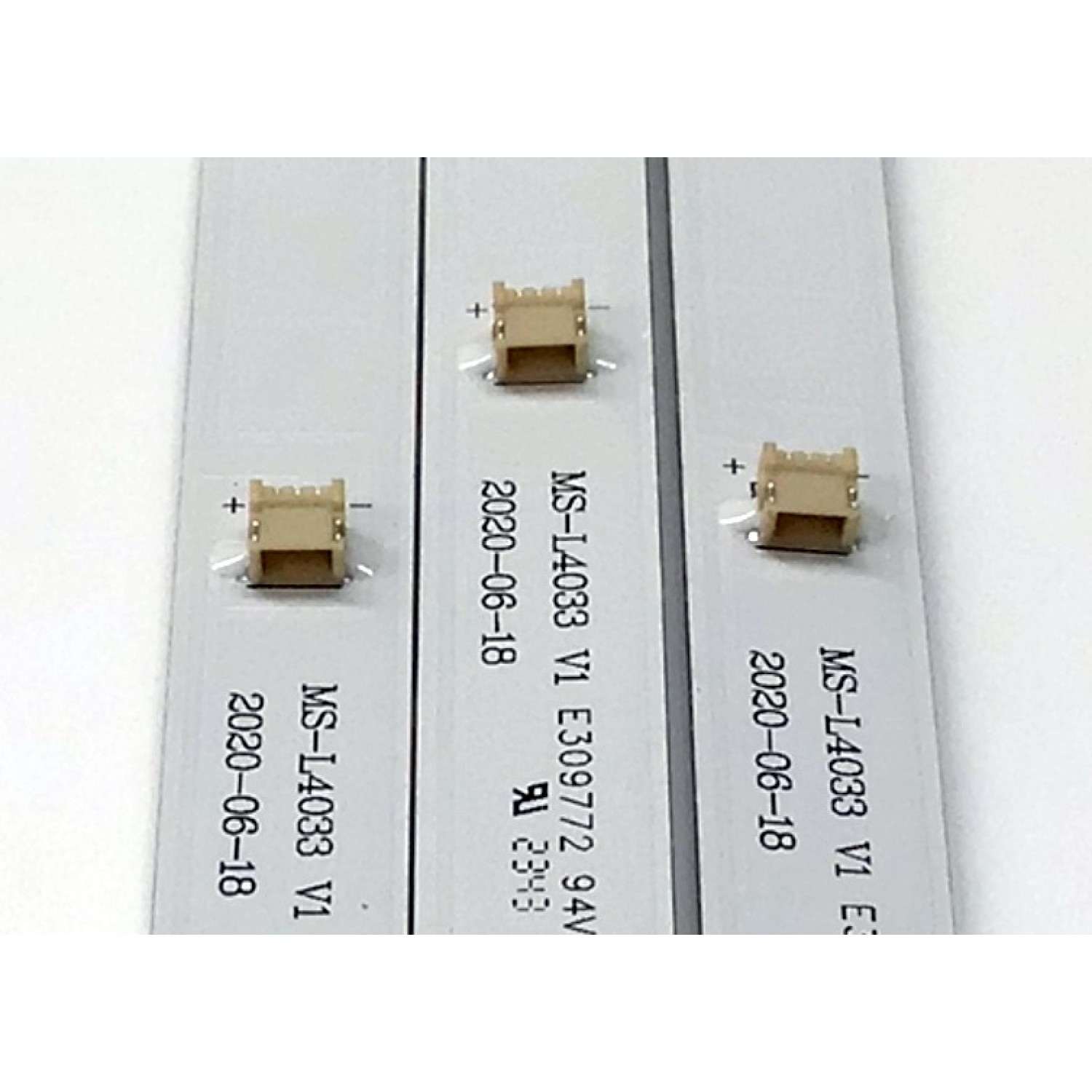 KIT DE LED'S PARA TV EVL ((3 PIEZAS)) / NUMERO DE PARTE MS-L4033 V1 / E309772 / 1.3.10700000247 / MS-L4033 / MODELO 40EVLSM - Imagen 4