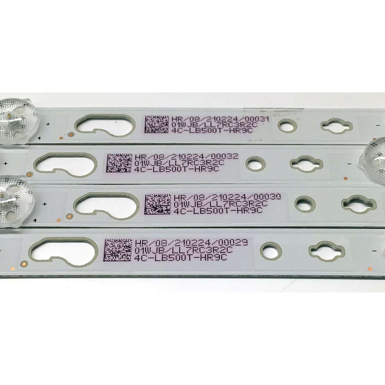 KIT DE LED'S PARA TV PHILIPS / JVC / HKPRO ((4 PIEZAS)) / NUMERO DE PARTE 50HR332M09A5 V0 / 50D1200 / 4C-LB500T-HR9C / E493461 / 50D1200 PD 9*4 / LL7RC3R2C / 50HR332M09A5 / MODELOS 50PFL5765/F8 / SI50UR / HKP50UHD1 - Imagen 3