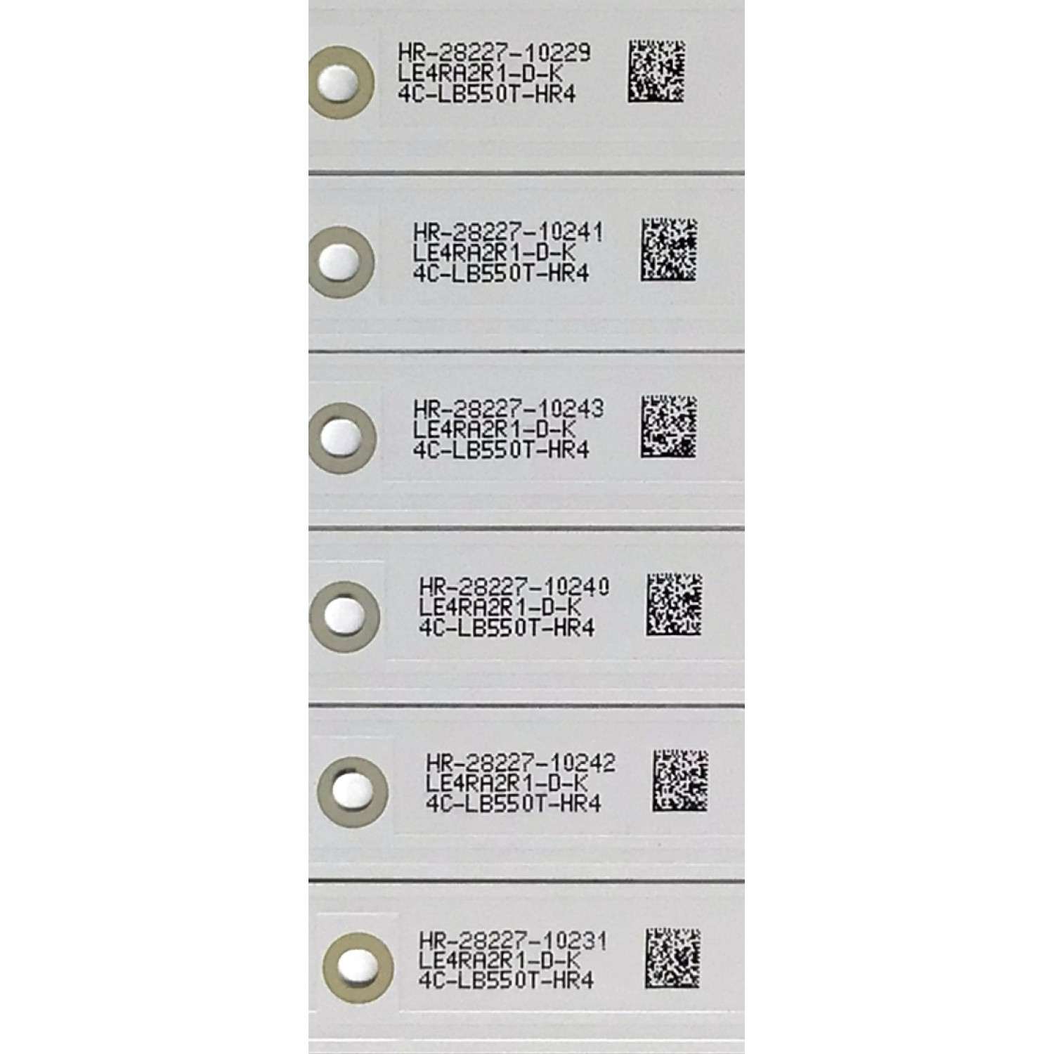 KIT DE LED'S PARA TV INSIGNIA / TOSHIBA / THOMSON ((8 PIEZAS)) / NUMERO DE PARTE 55HR332M05A3 V1 / 55D1600 / 4C-LB550T-HR4 / 55D1600 8*5 / LE4RA2R1-D-K / E257384 / PANEL ST5461B05-2 / MODELOS 55FB3103 / 55L510U18 / NS-55D421NA16 - Imagen 3