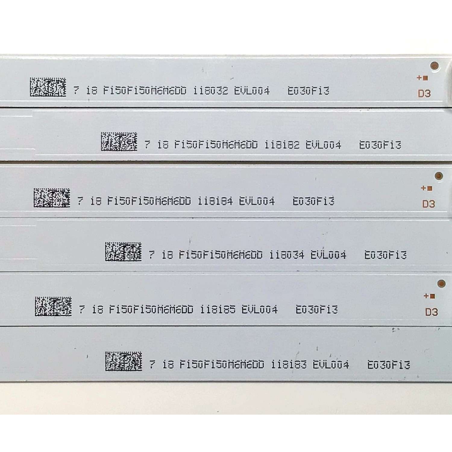 KIT DE LED'S PARA TV PHILIPS ((6 PIEZAS)) / NUMERO DE PARTE UDULEDEVL004 / LBM430E0401-BB-4 / LBM430E0401-BB-4(0) / UDULEDEVL004 REV.A / F150F150M6M6DD / E030F13 / E334789 / MODELOS 43PFL4901/F7 DS6 / 43PFL4901/F7B / FW43D25F B - Imagen 4