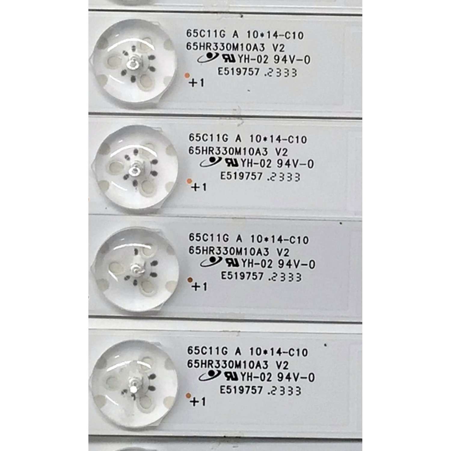 KIT DE LED'S PARA TV TCL QLED ((16 PIEZAS)) / NUMERO DE PARTE 65HR330M10A3 V2 / 65HR330M10B3 V2 / LP7B09BCB / B101-000955 / B101-000956 / 65C11G B 10*2-C04 / 65C11G A 10*14-C10 / PANEL LVU650NDJL CD9W28 V1 / DISPLAY ST6451D08-5 VER.2.1 / MODELO 65Q750G - Imagen 6