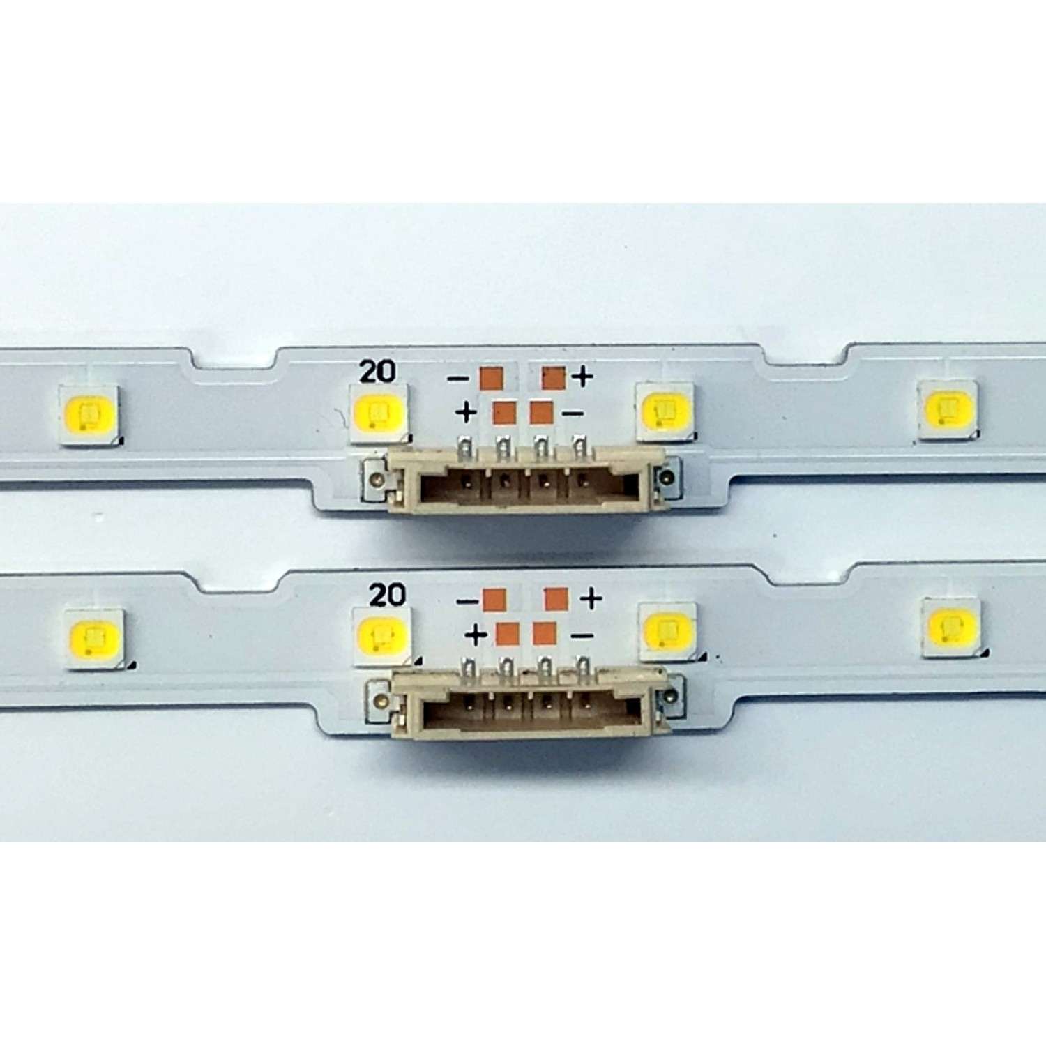 KIT DE LED'S PARA TV SAMSUNG ((2 PIEZAS)) / NUMERO DE PARTE BN96-45913A / STS550AU9 / NU7100_STS550AU9_40LEDS_3030F_2C_REV1.0_180226_BN96-45913A / 45913A / PC65519A / E320262 / PANEL CY-NN055HGLV6H / CY-CT055HGHV1H / MODELO UN55NU69 / UN55NU6900FXZA CA02 - Imagen 4