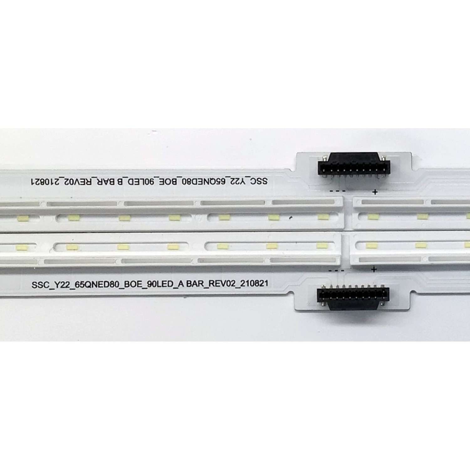 KIT DE LEDS ORIGINAL PARA TV LG 2 PIEZAS / NUMERO DE PARTE SSC_Y22_65QNED80 / SSC_Y22_65QNED80_BOE_90LED_A BAR_REV02_210821 / SSC_Y22_65QNED80_BOE_90LED_B BAR_REV02_210821 / PANEL NC650EQH-ABLH1 / DISPLAY HV650QUB-E9E / MODELO 65QNED80 / 65QNED80AQA - Imagen 5