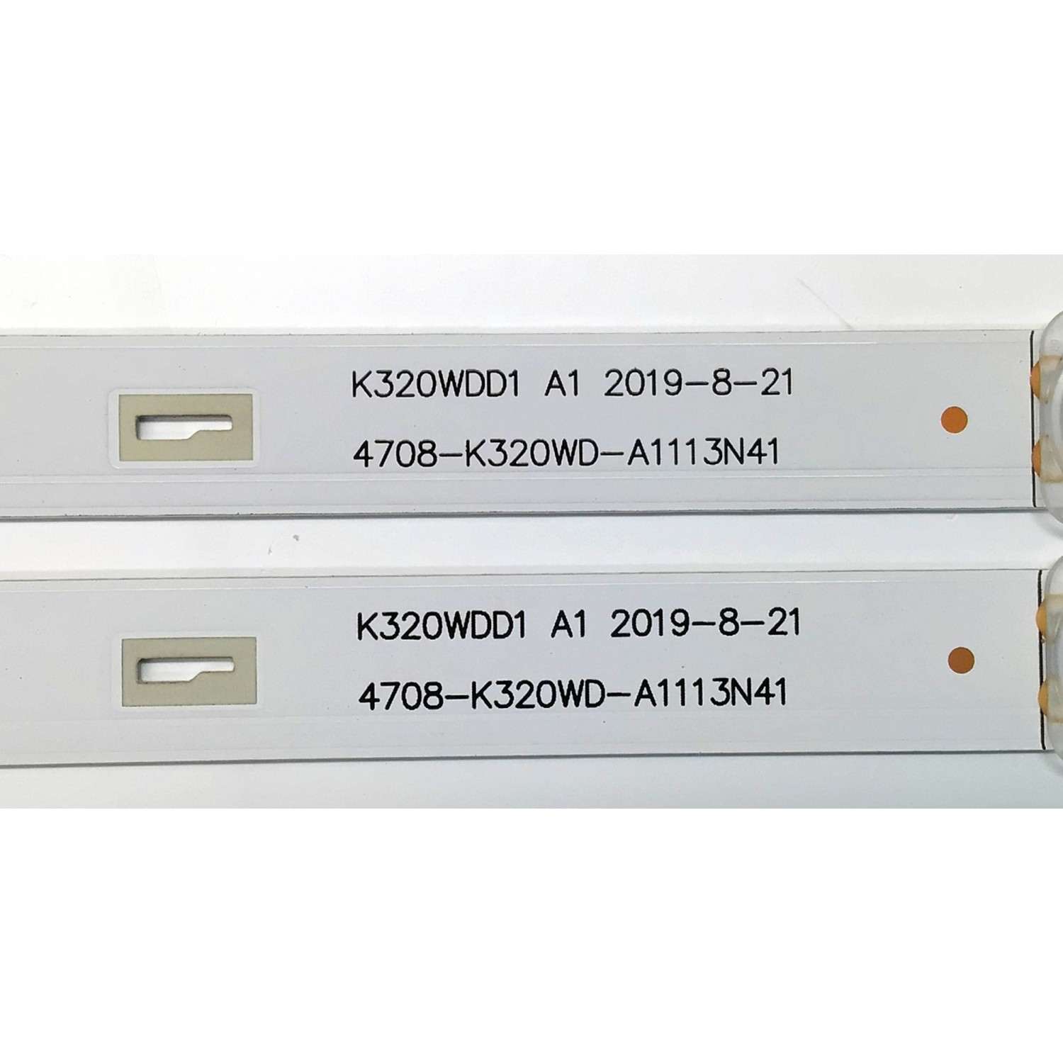 KIT DE LED'S PARA TV ATVIO ((2 PIEZAS)) / NUMERO DE PARTE 4708-K320WD-A1113N41 / K320WDD1 A1 / 471R1P79 / K320WDD120A245 / JF-3-225-B8-32 / 112X06-320D1021 / MH-H-11-10 / E486558 / JF-3-225-B8-32 / DISPLAY V320BJ8-Q01 REV.C1 / MODELO ATV-32SM - Imagen 5